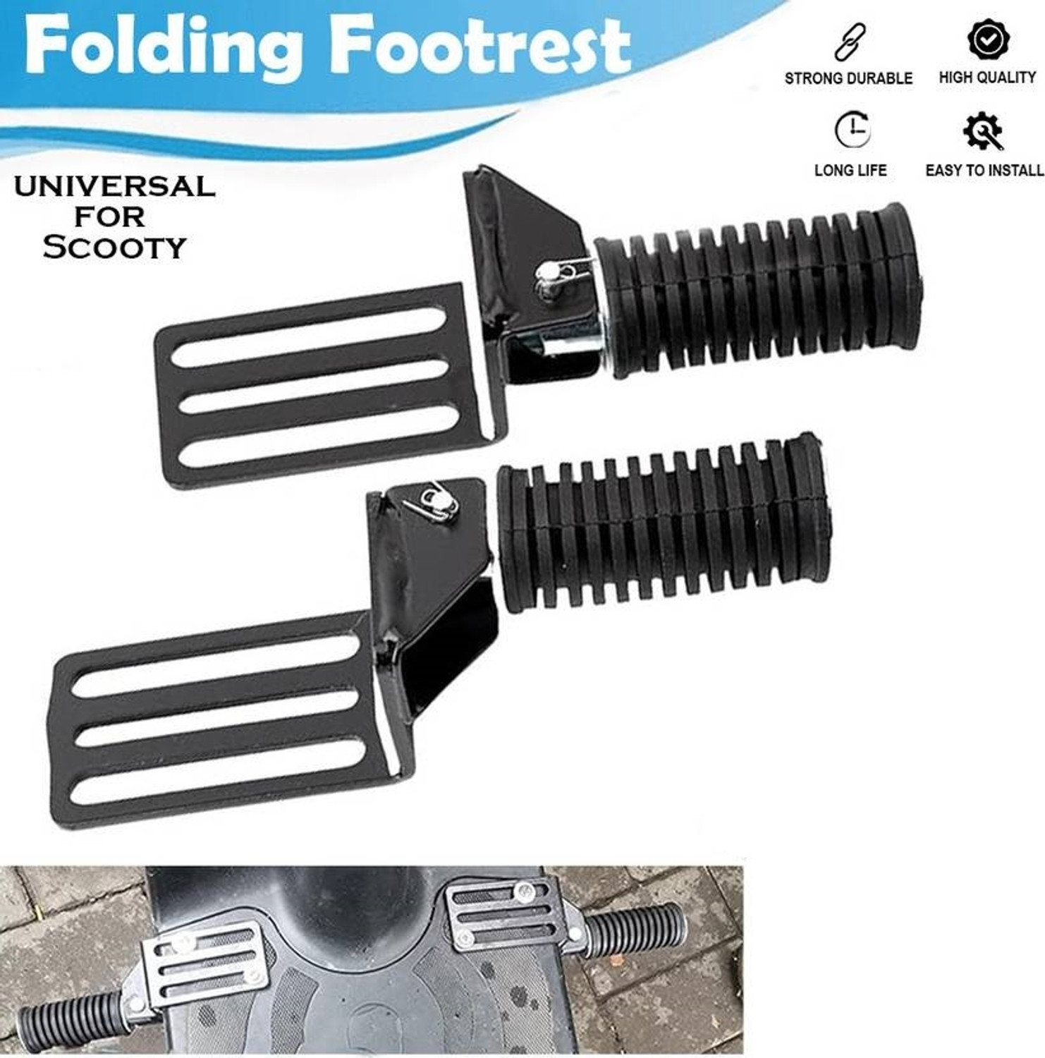 Image of TRYFLY TR3 Universal Scooter Footrest Both Side Foot Rest
