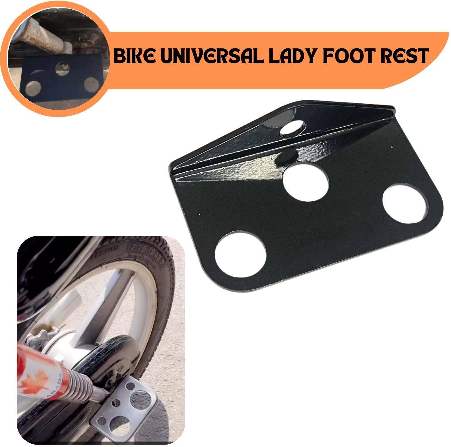 WHAT WE WANT WWW_FBFOOTSTAND ② Znee Smart Ladies Footrest Stand Compatible for Bike & Cycle