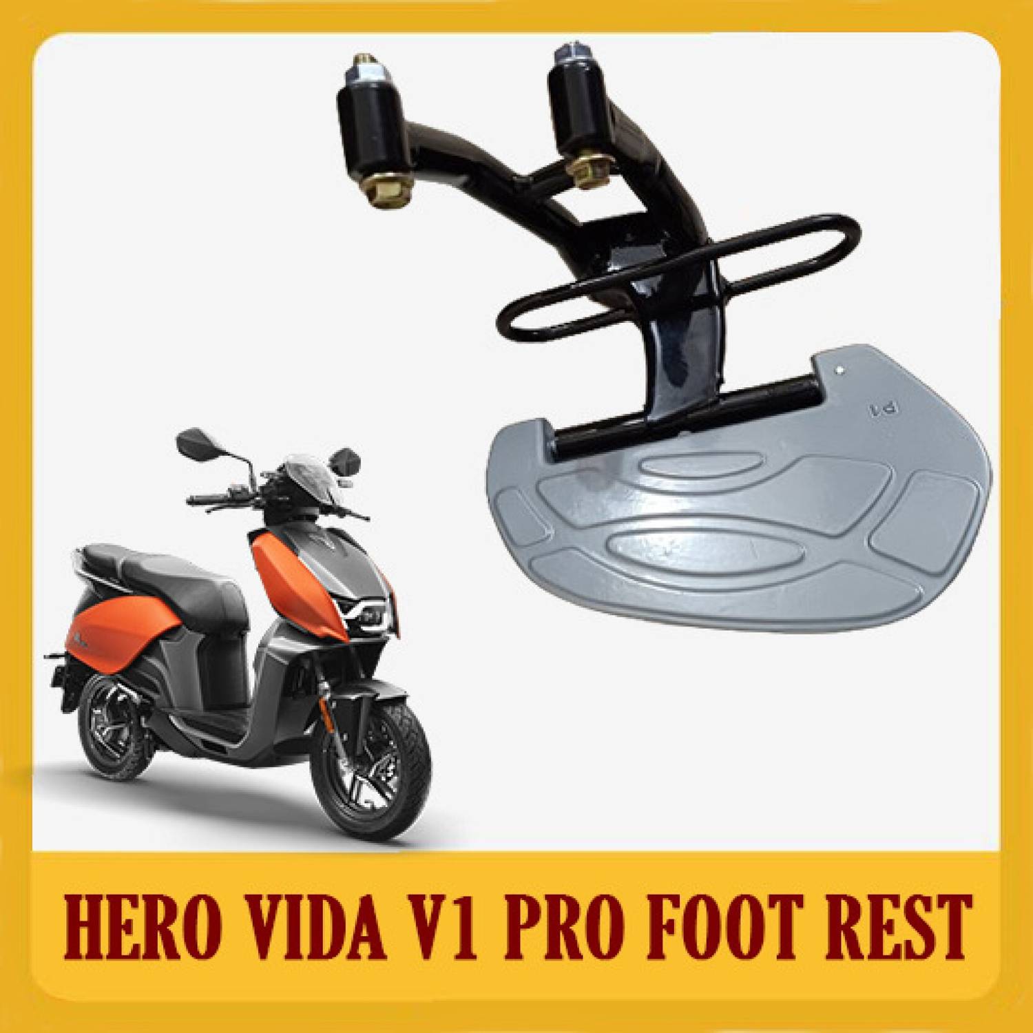 Autoladders Lady Step Rear Compatible for Scooty Hero Vida V1 Pro Foot Rest
