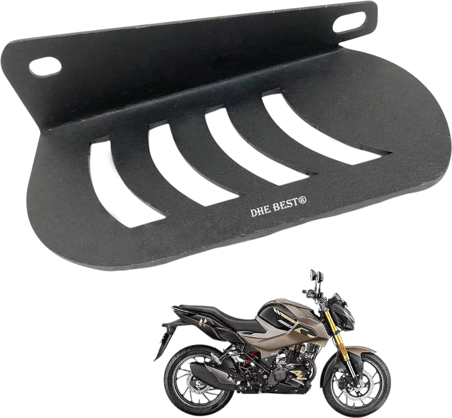 Image of Dhe Best Bike Heavy Metal Ladies Rear Foot Rest For Hero Xtreme 160R 4V foot rest Foot Rest