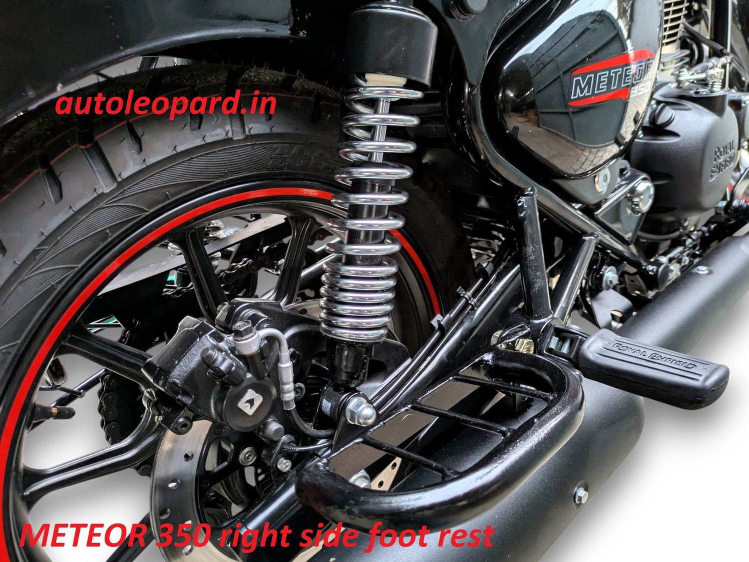 Image of AUTOLEOPARD METEOR 350 RIGHT SIDE LADIES / GENTS FOOT REST Foot Rest