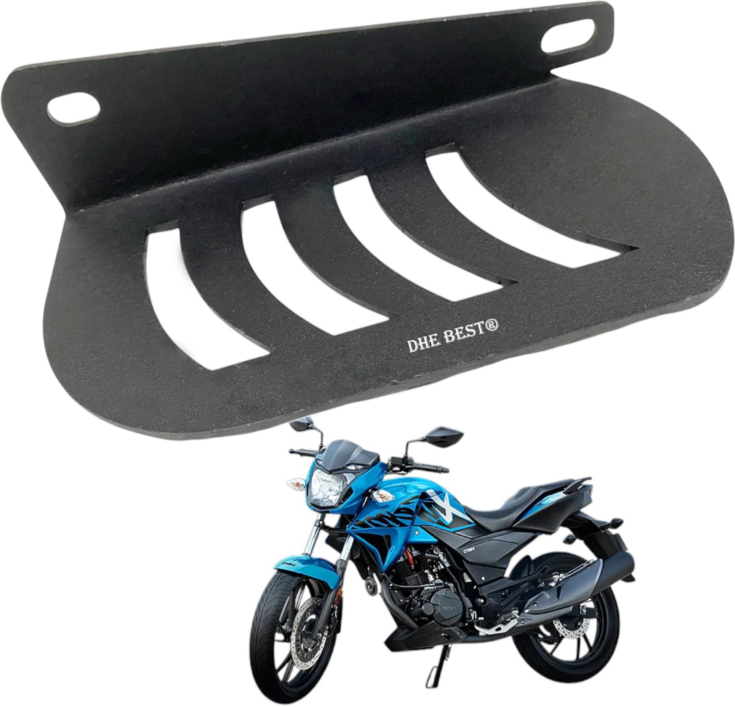 Image of Dhe Best Bike Heavy Metal Rear footrest assembly / Foot rest For Hero Xtreme 200R Foot Rest