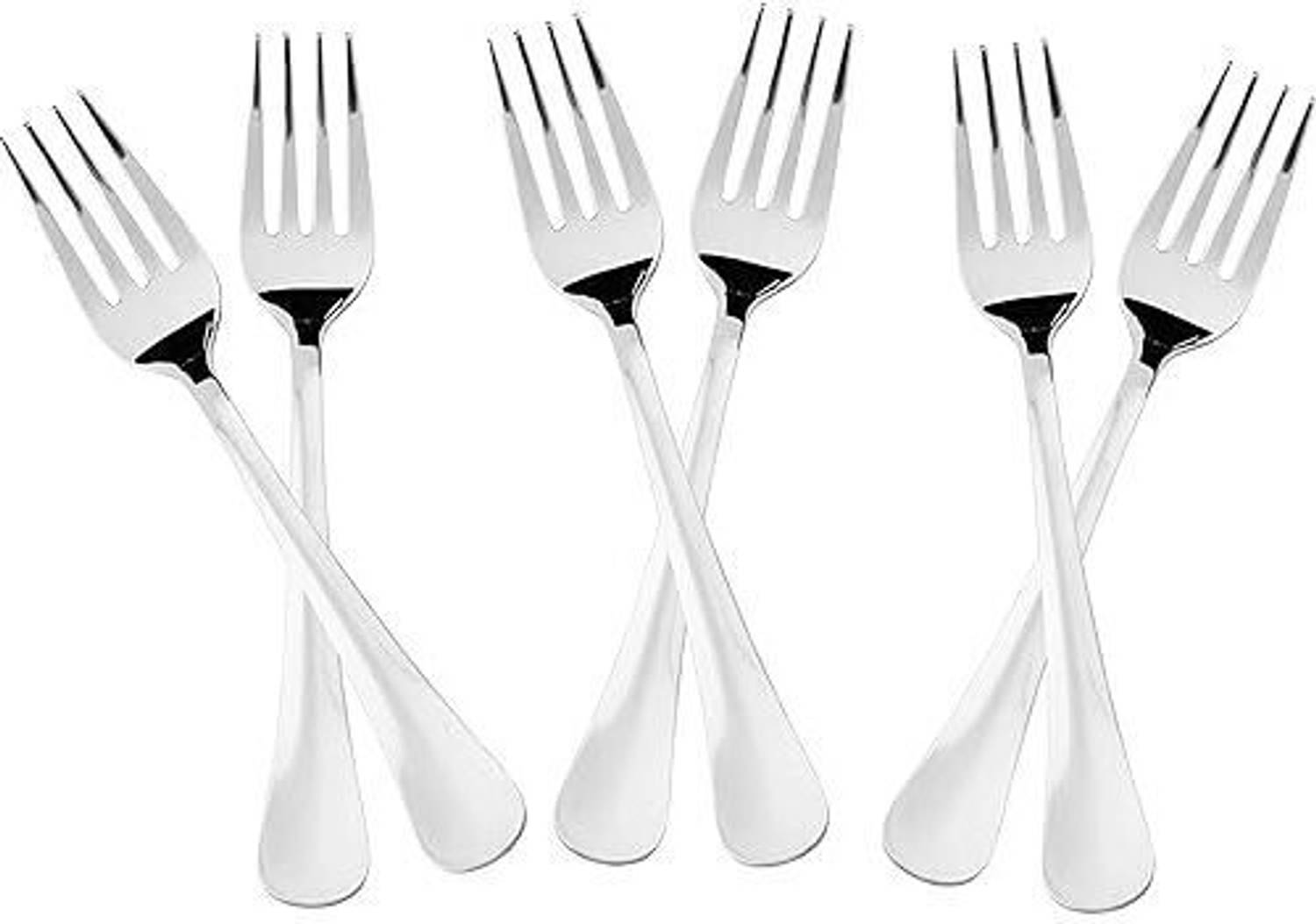 ARSCART Luxury Dining Tableware Stainless Steel Serving Fork Set