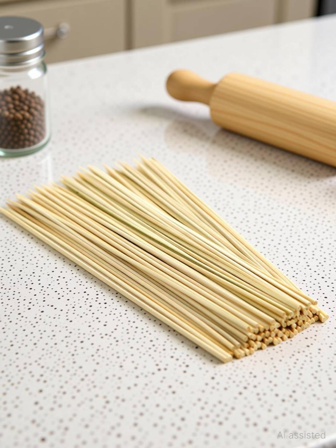 SRI SAI TRADERS SST1 Disposable Wooden Serving Fork Set