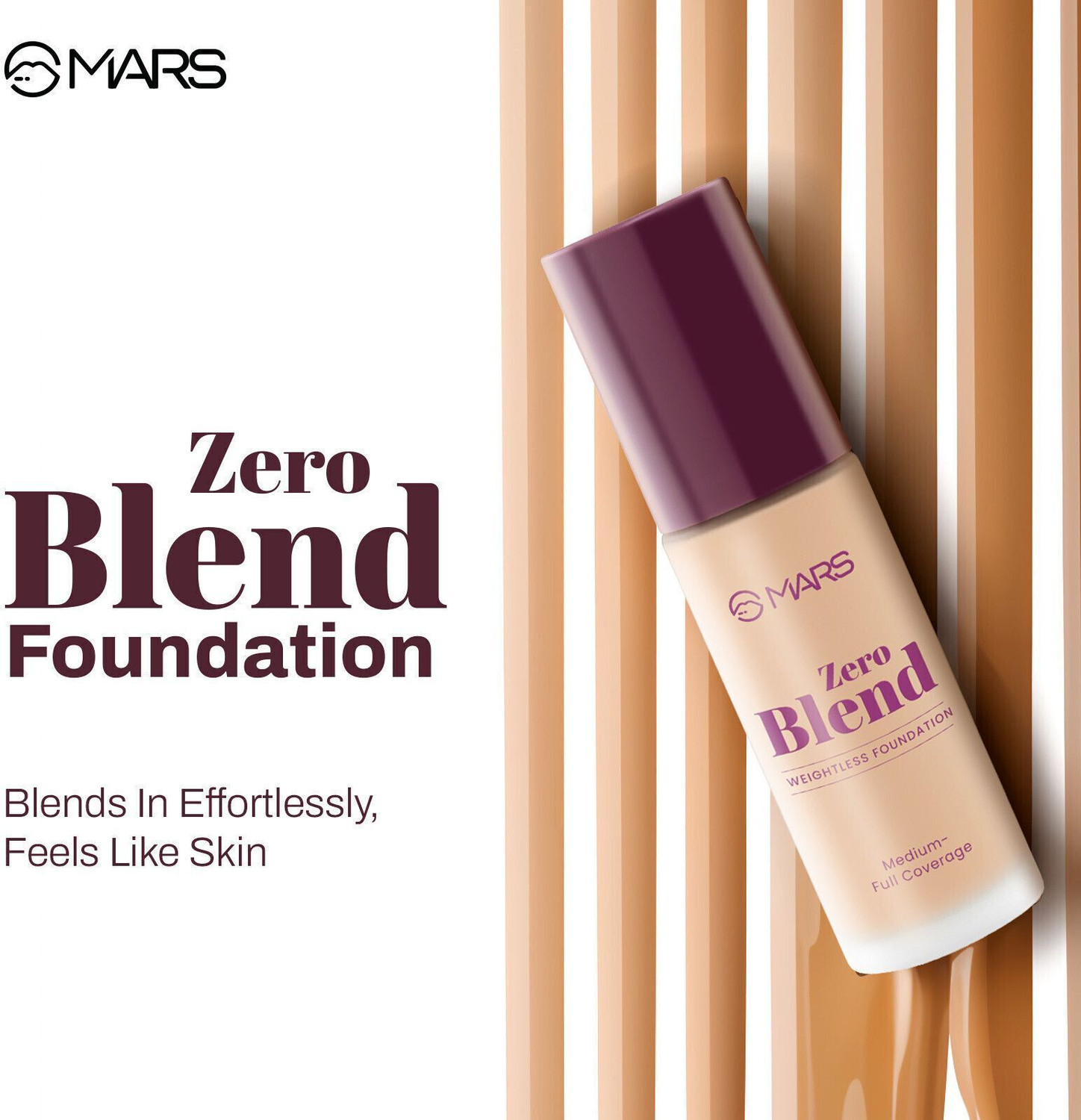 Image of MARS SPF30 PA++++ Zero Blend Weightless Makeup Foundation