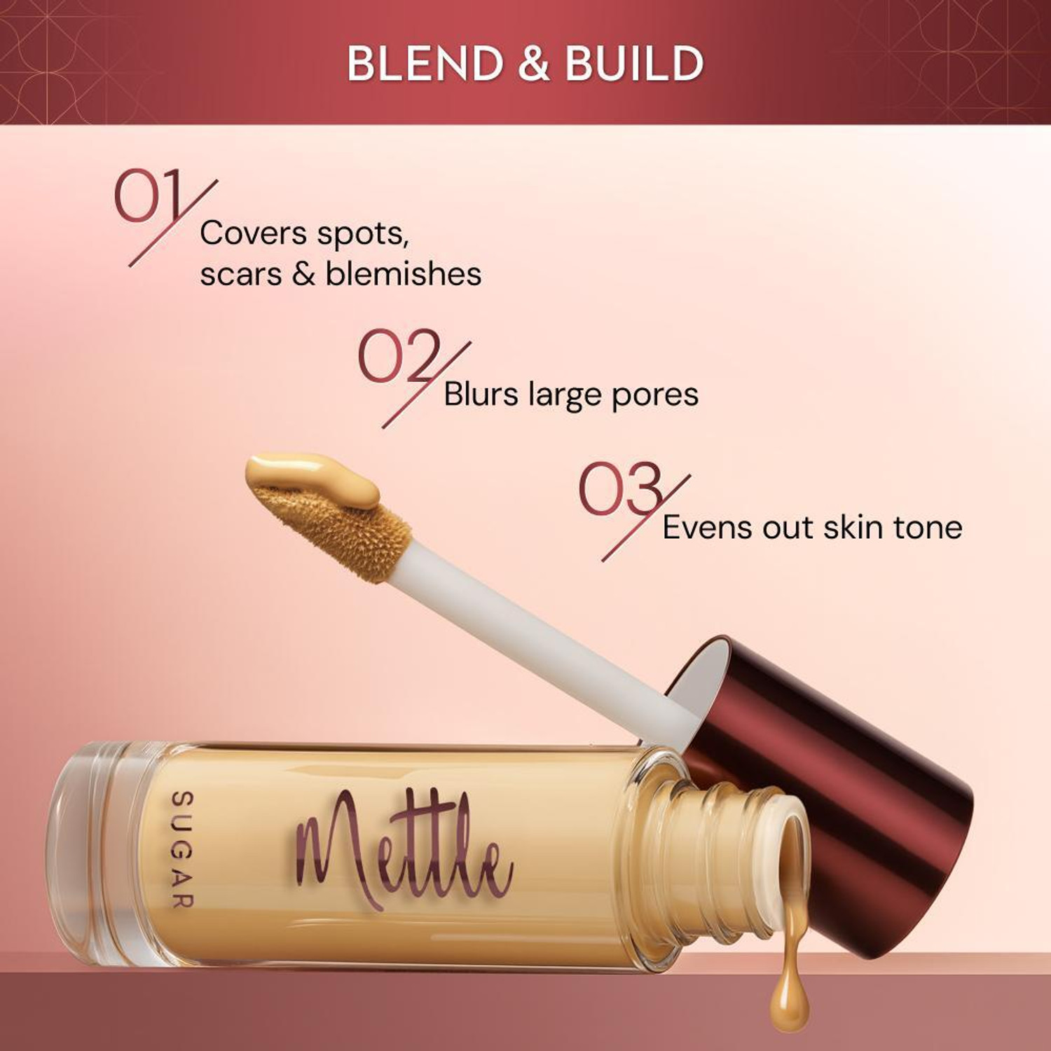 Image of SUGAR Cosmetics Mettle Hd Perfecting Foundation