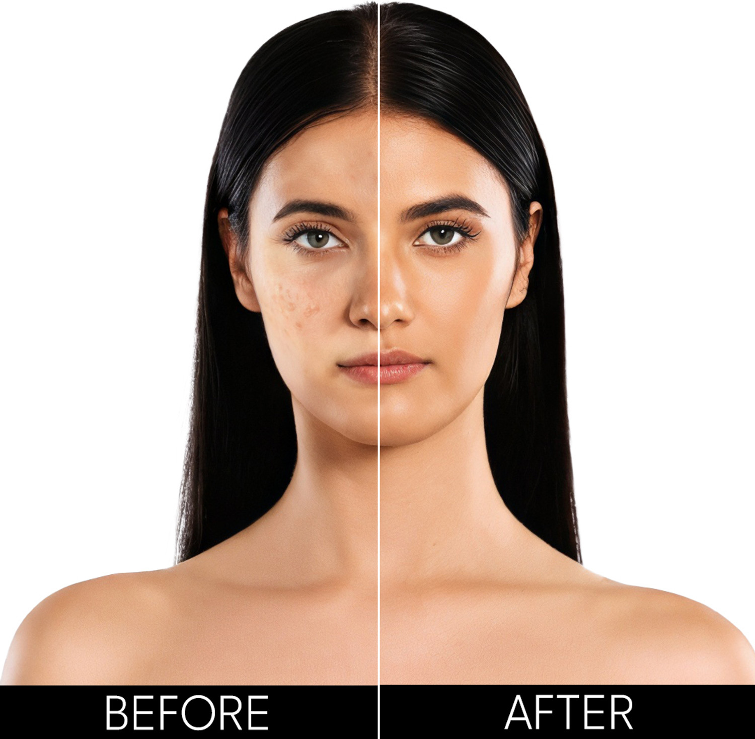 Image of Flicka Blend & Shine Liquid Foundation For Face Makeup, 02 Beige, 30ml Foundation