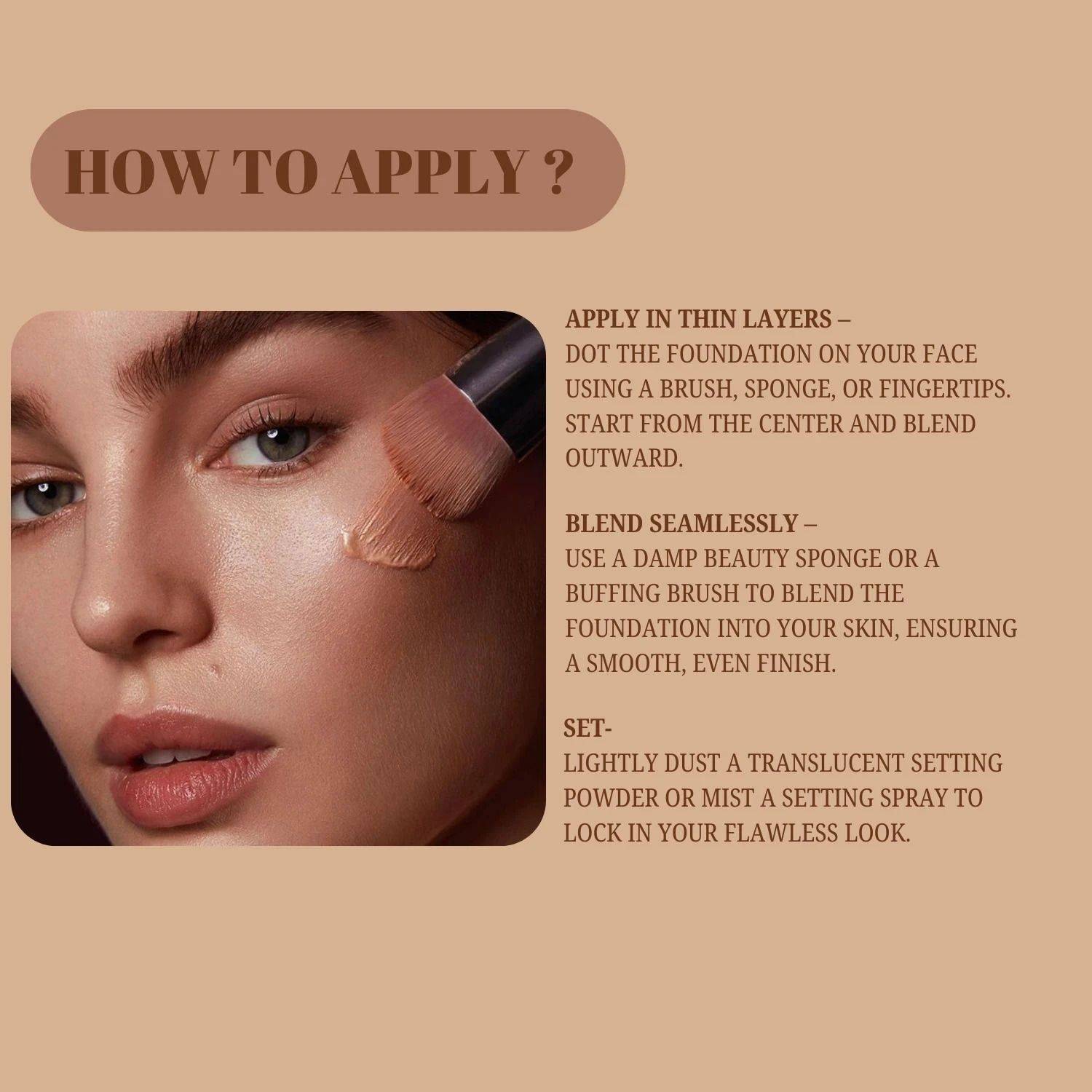 Lakyou Beauty Ultra HD Invisible Cover Foundation, Lightweight