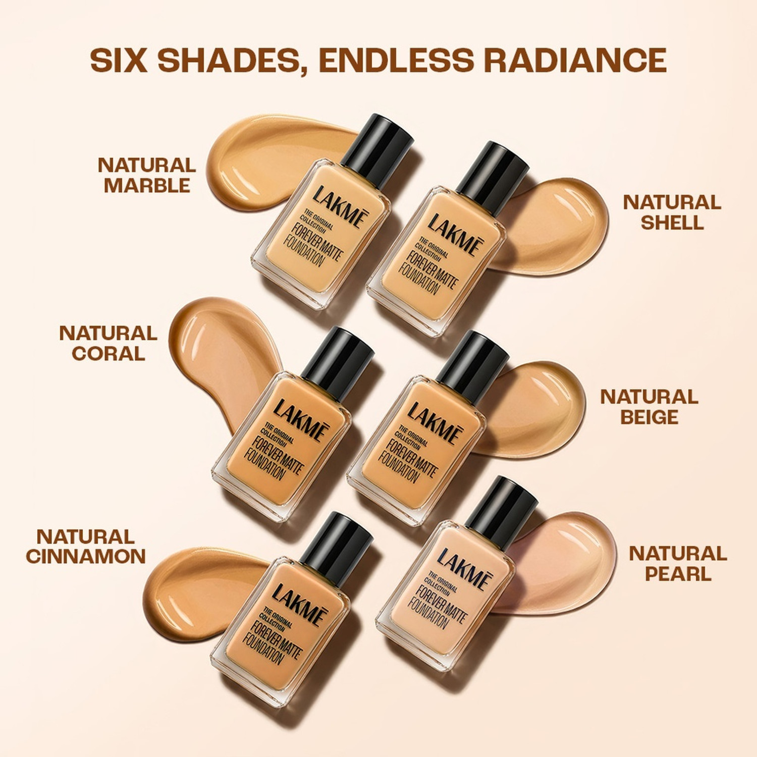 Image of Lakme Forever Matte , Superior Coverage, Vit E, Lightweight Foundation