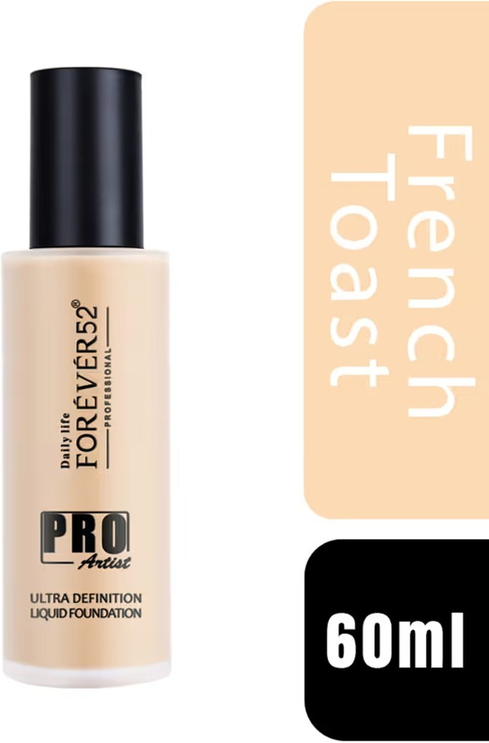 Image of ZOEBEAUTY Forever52 Pro Artist Ultra Definition Liquid Foundation (FRENCH TOAST, 60 ml)