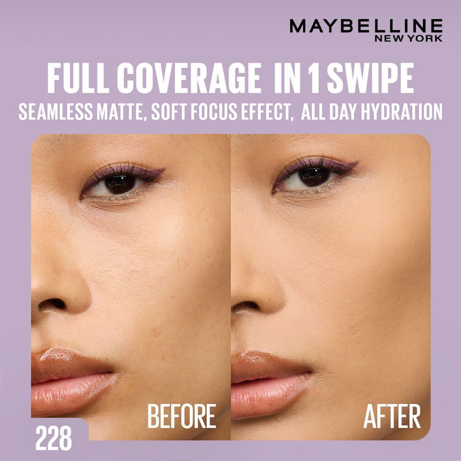 Image of MAYBELLINE NEW YORK Super Stay Flex Powder Compact, 228, 30H Full Cover, for Oily Skin Foundation