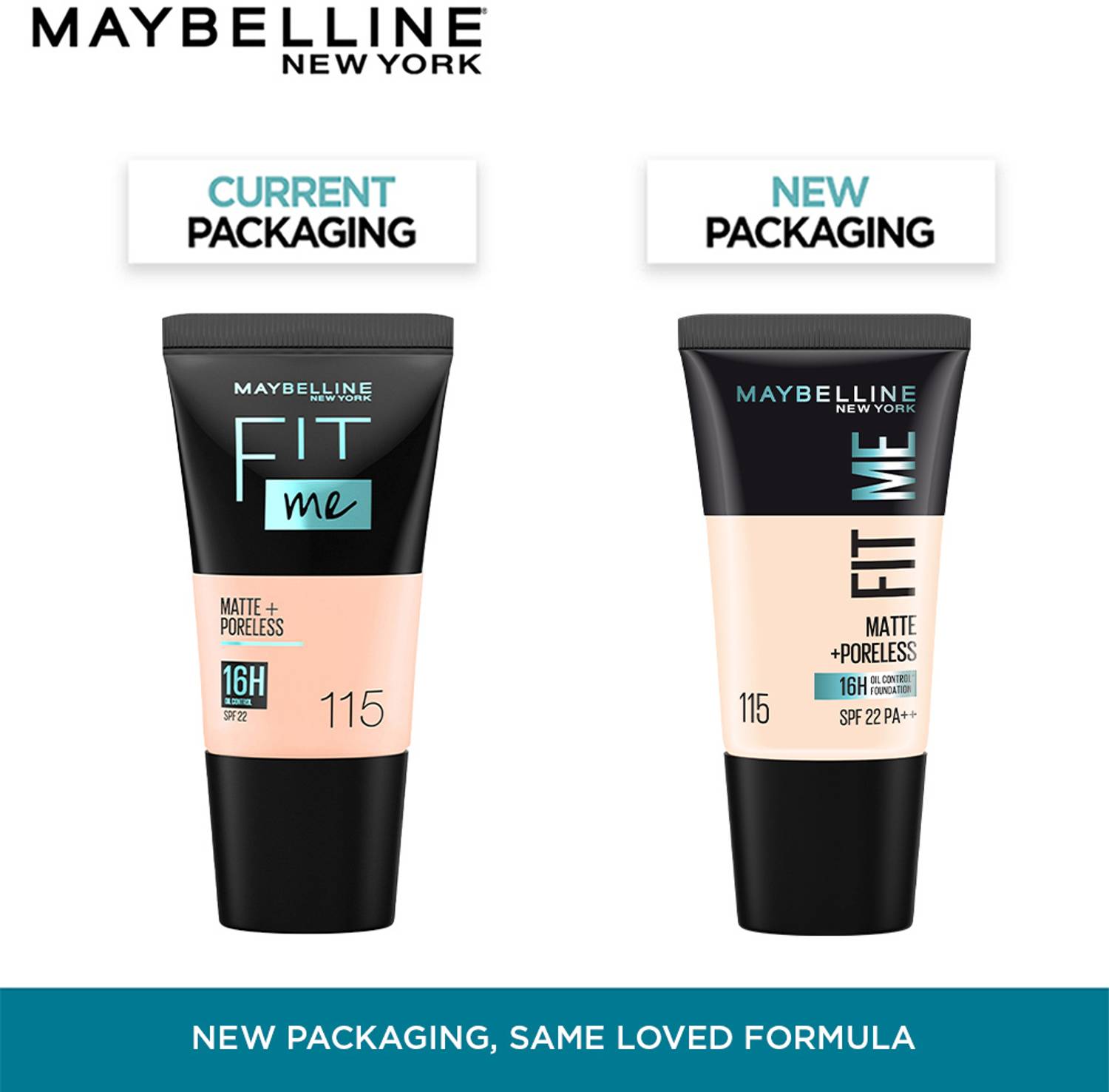 Maybelline Fit Me Matte+Poreless Liquid Foundation - Image 2