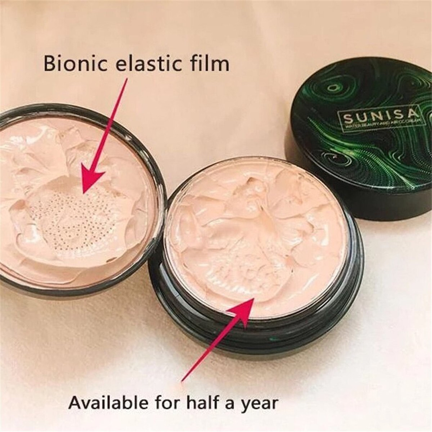 Image of sunisa WATER BEAUY & AIR PAD CC CREAM FOUNDATION,100% ORIGINAL Foundation