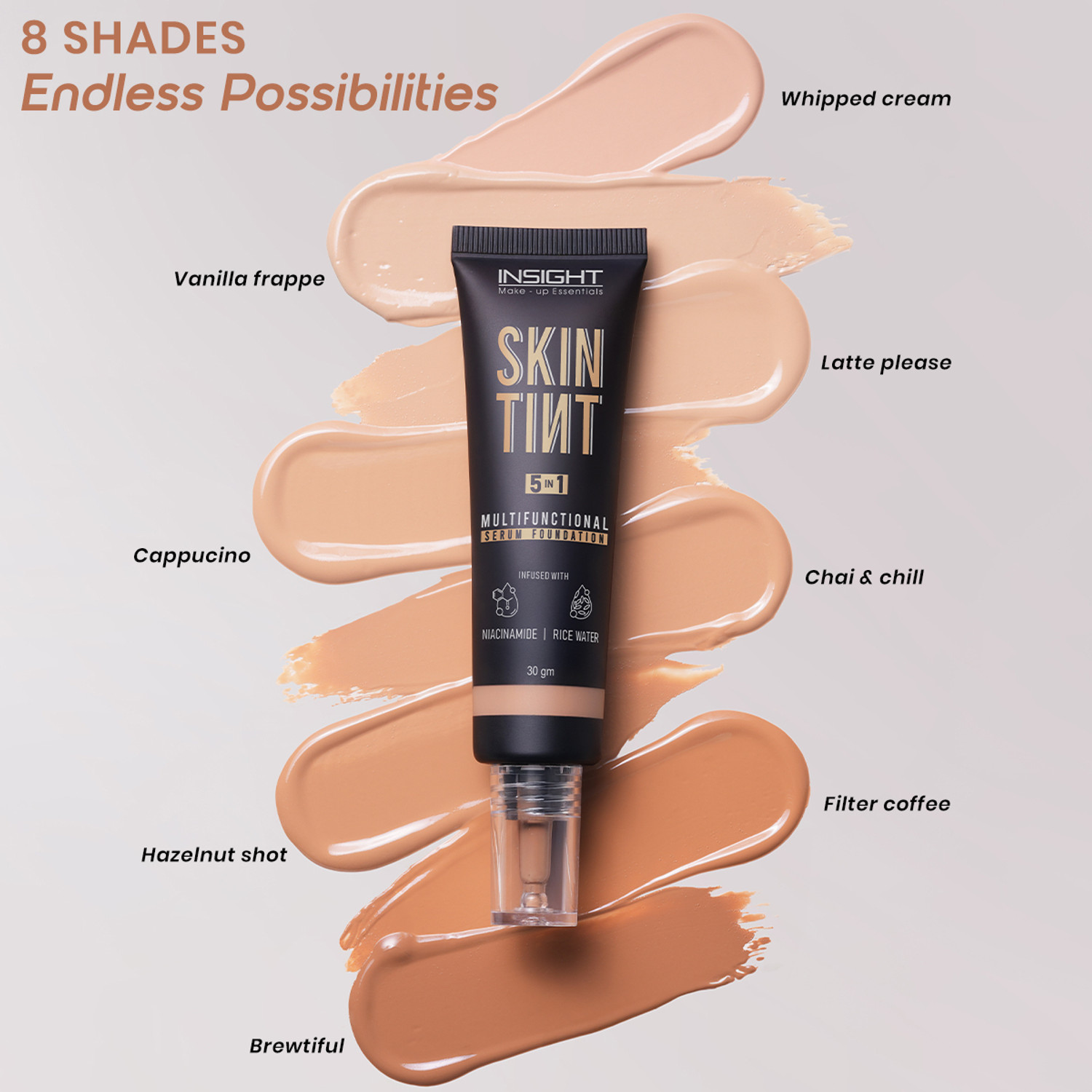 Image of Insight Skin Tint 5 in 1 Multifunctional Serum Foundation
