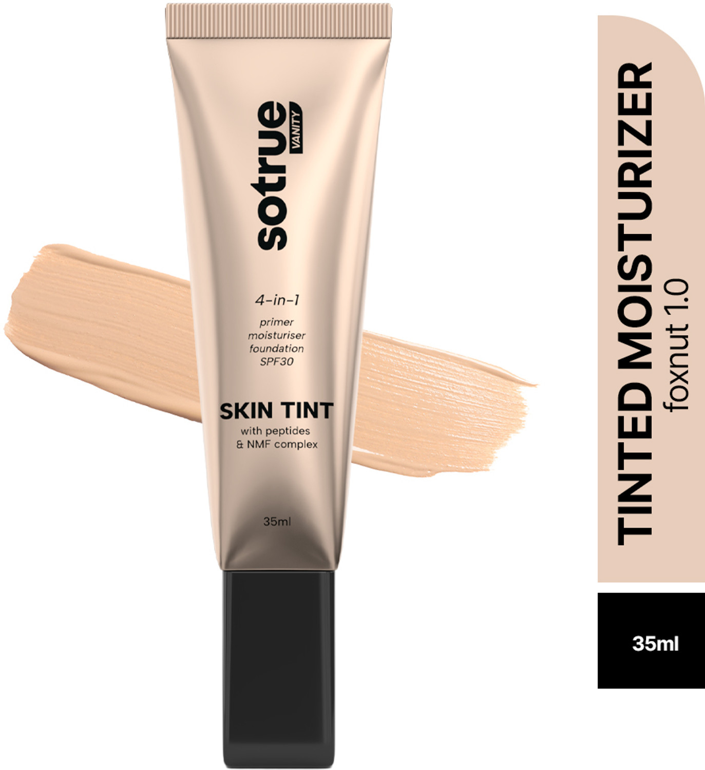 Image of Sotrue 4-in-1 Skin Tint | Primer+Moisturiser+Foundation+SPF30 | Seamless Coverage, Foundation