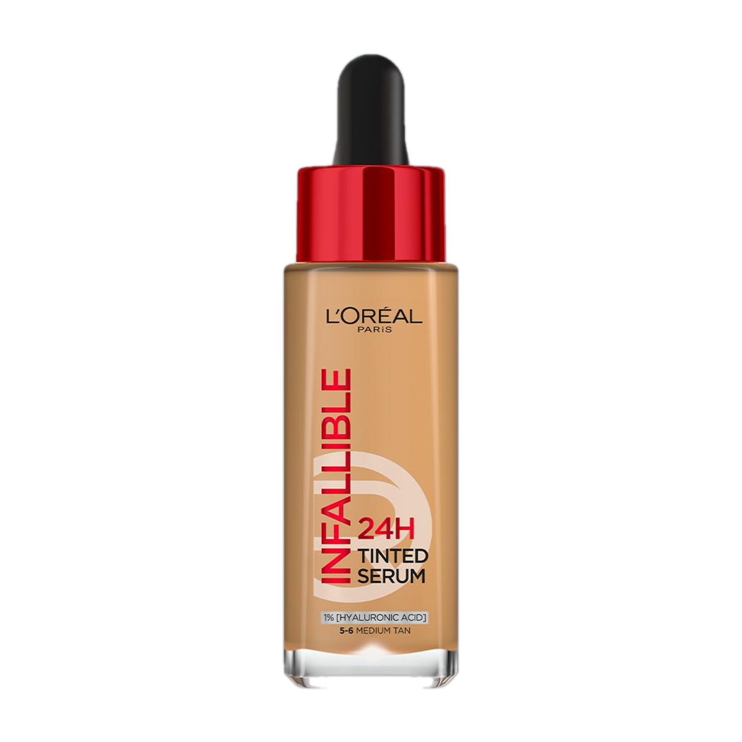 Image of L'Oreal Paris Infallible 24H Tinted Foundation with Hyaluronic Acid - 5-6 MEDIUM - TAN Foundation