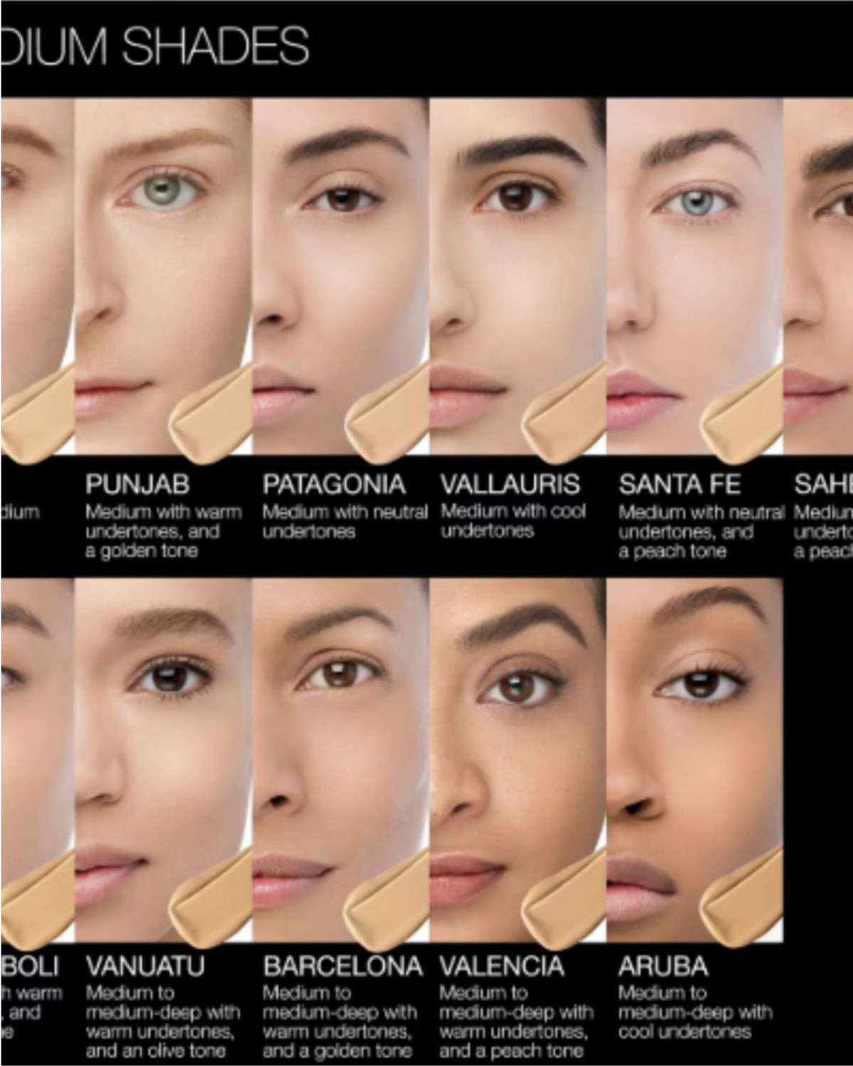 Image of NARS Long-Lasting Face Foundation, Natural Finish, Lightweight & Buildable Coverage Foundation (Punjab (Medium 1), 30 ml)