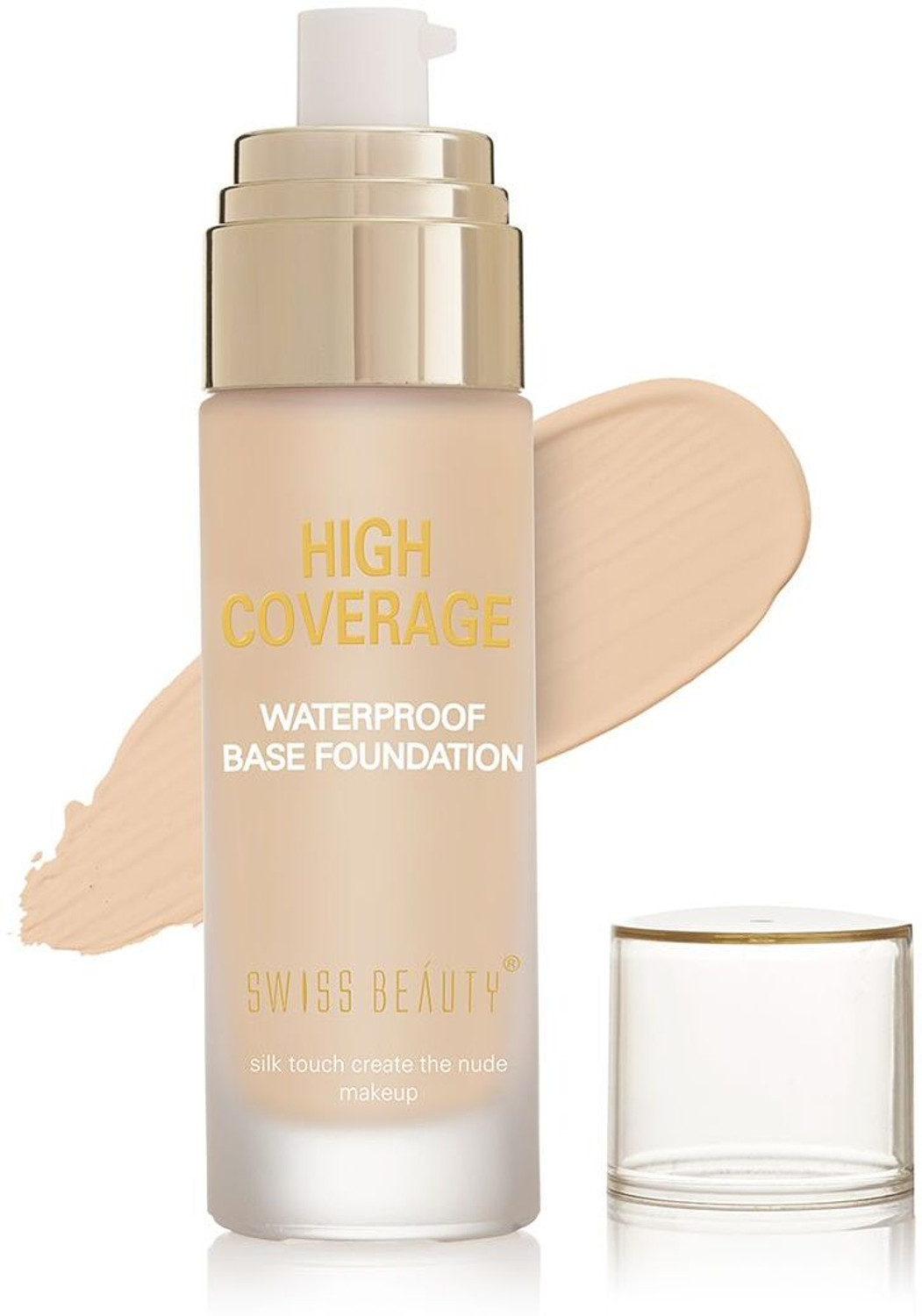 Image of SWISS BEAUTY High Performance Liquid Foundation | Water-Resistant | Dewy | Vit C&Niacinamide Foundation
