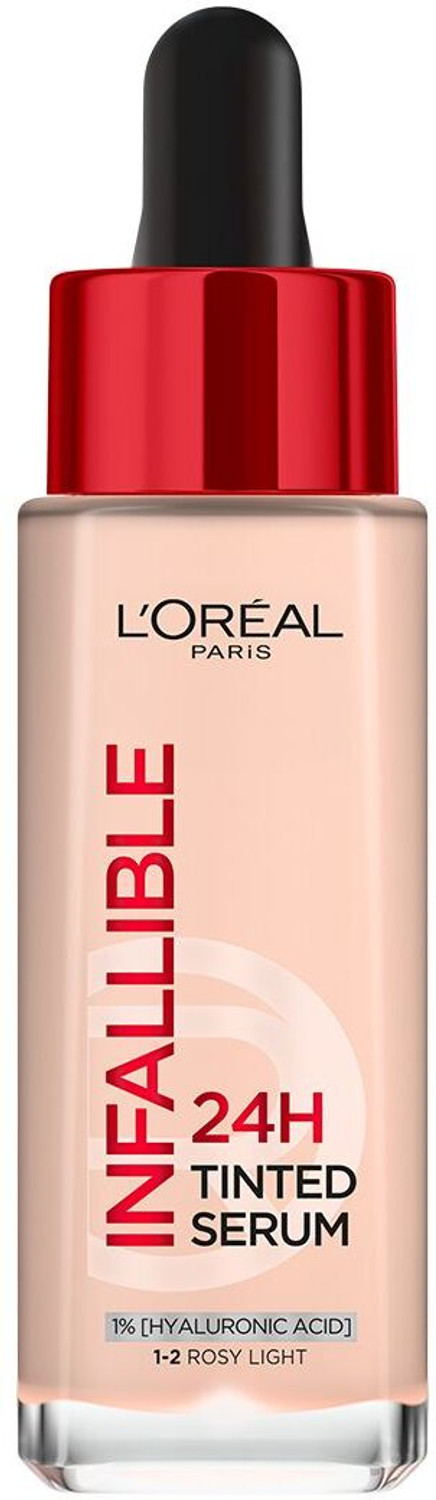 Image of L'Oreal Paris Infallible 24H Tinted Foundation with Hyaluronic Acid - 1-2 ROSY LIGHT Foundation