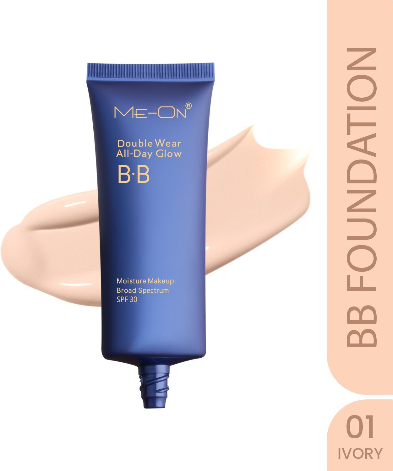 Image of Me-On Double Wear BB Cream Foundation,SPF 25, Matte Finish, Oil Control & Long-Lasting Foundation