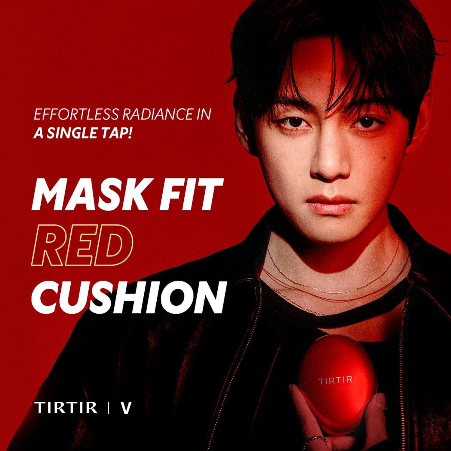Image of Tirtir Mask Fit Red Cushion Foundation, Full coverage #24N LATTE Foundation