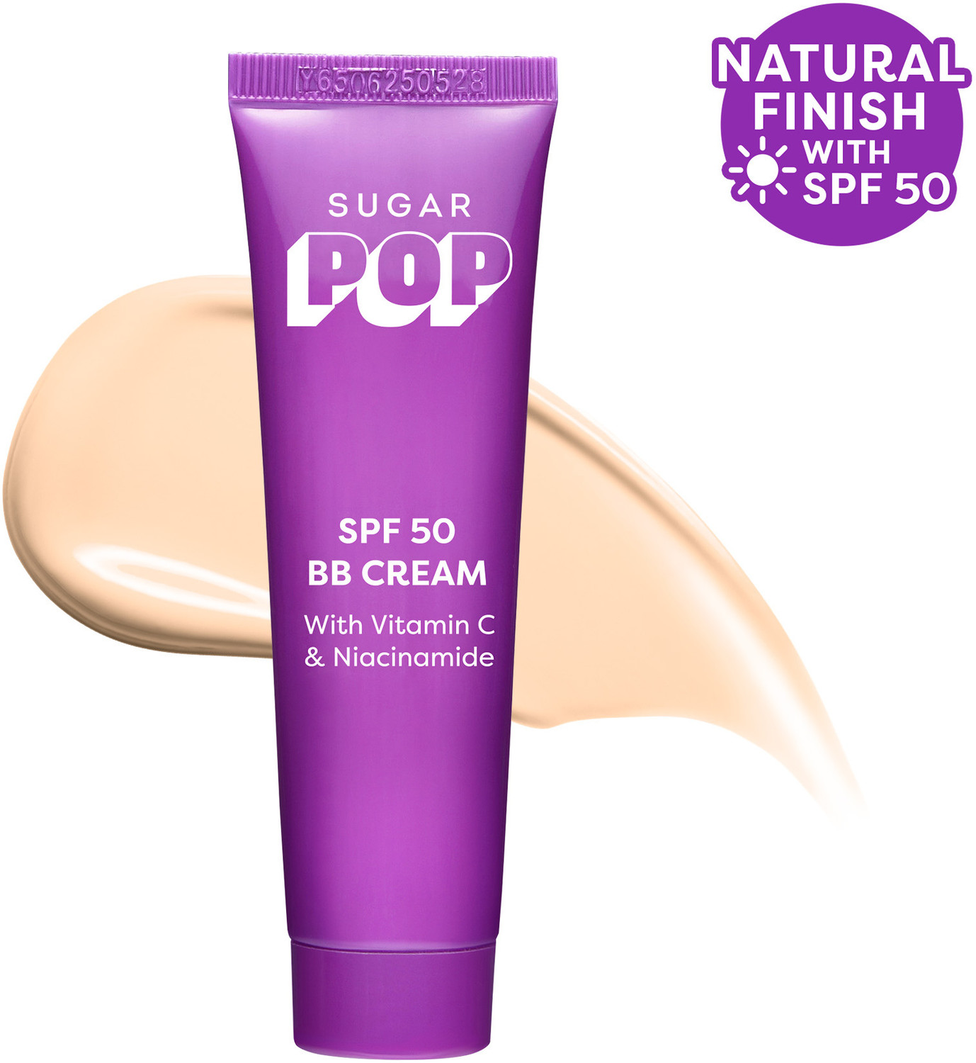 Image of SUGAR POP SPF 50 BB Cream with Vitamin C & Niacinamide 30gm Foundation (01 Sand, 30 g)