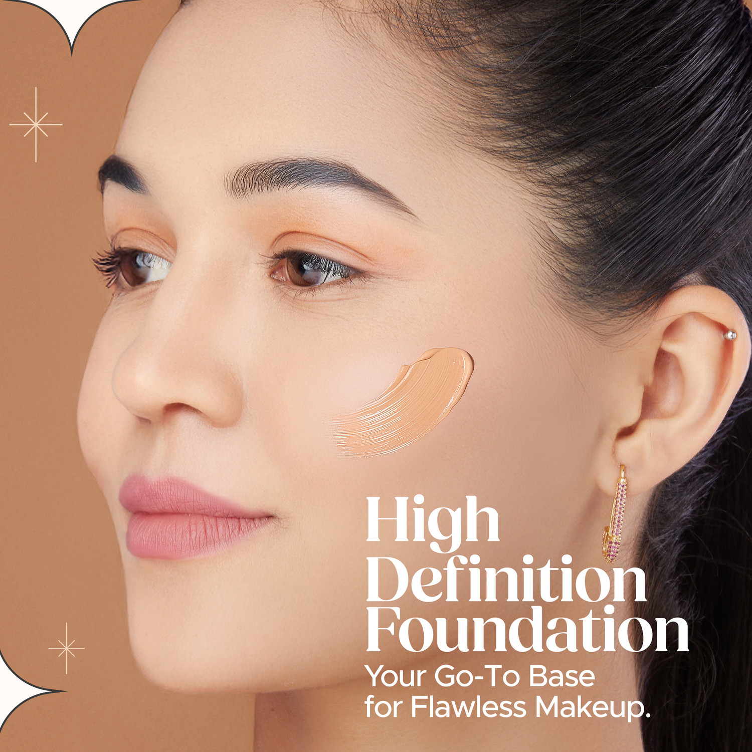 Image of Hilary Rhoda High Definition Foundation | Hides Pores & Blemishes | Blendable & Matte Formula Foundation