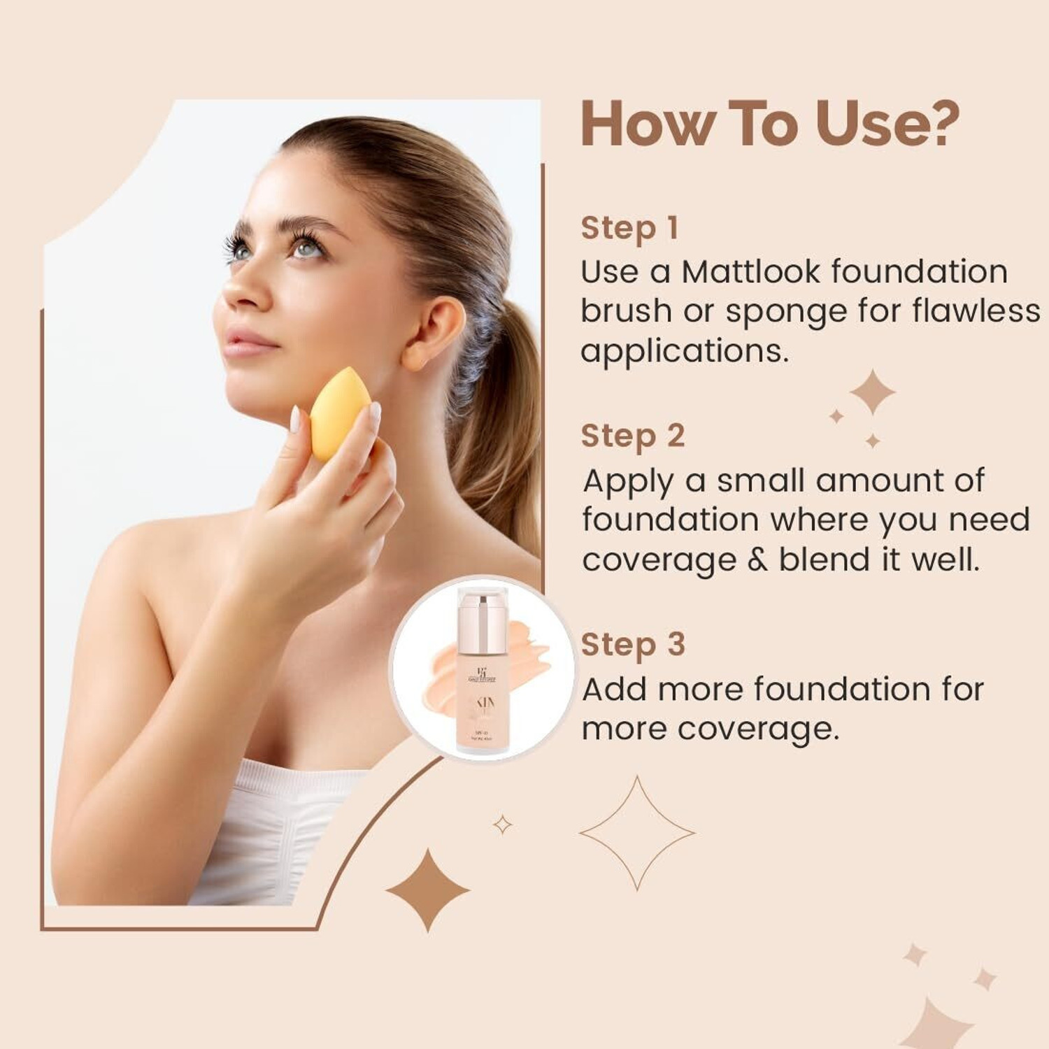 Image of Half N Half FS-14 Skin Master Foundation-04 Foundation
