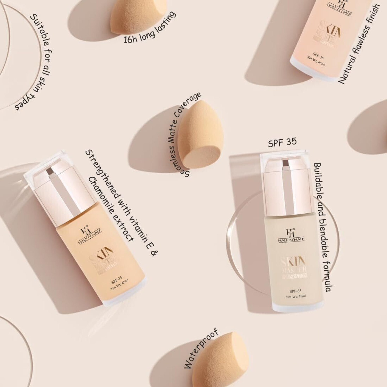 Image of Half N Half FS-14 Skin Master Foundation-02 Foundation