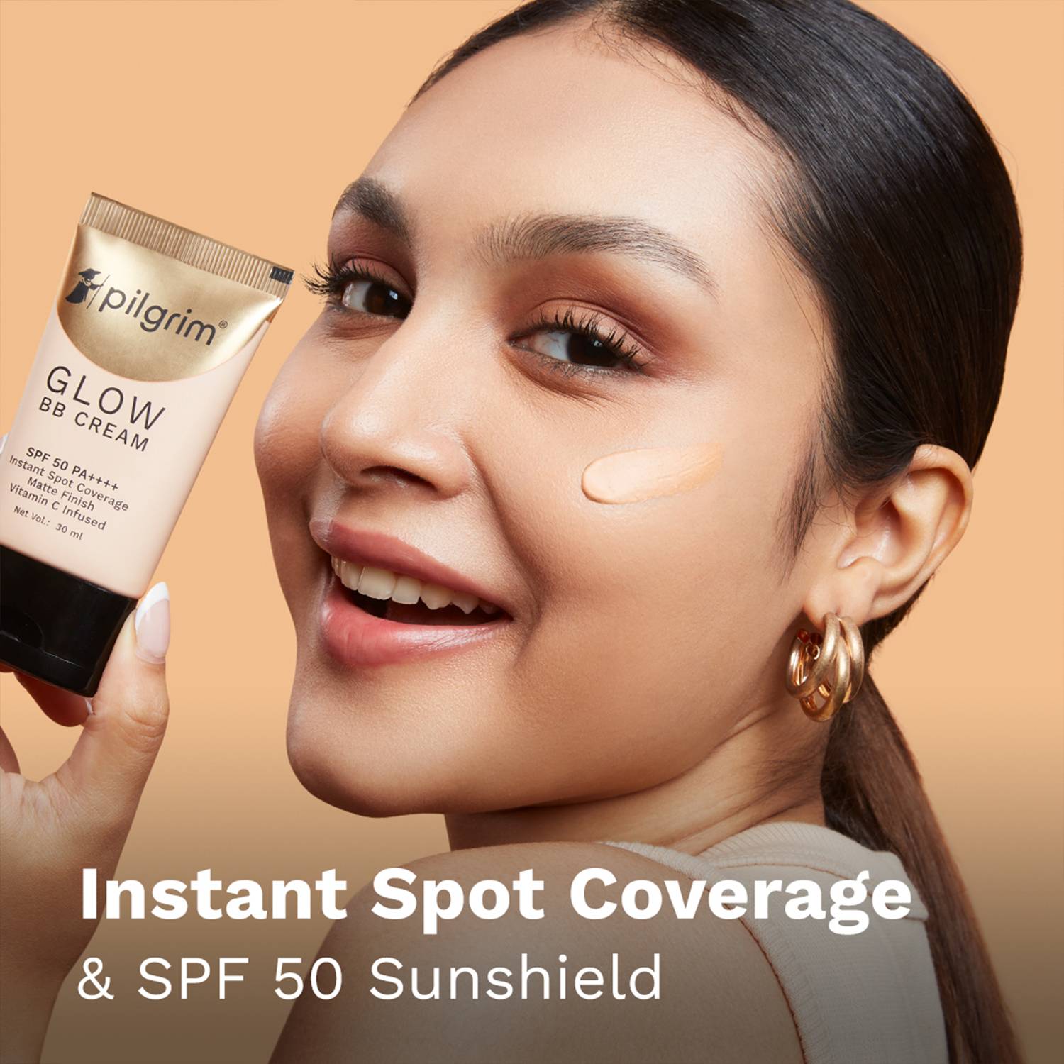 Pilgrim Glow BB Cream|Instant Spot Coverage with SPF 50 PA++++|Ho... more