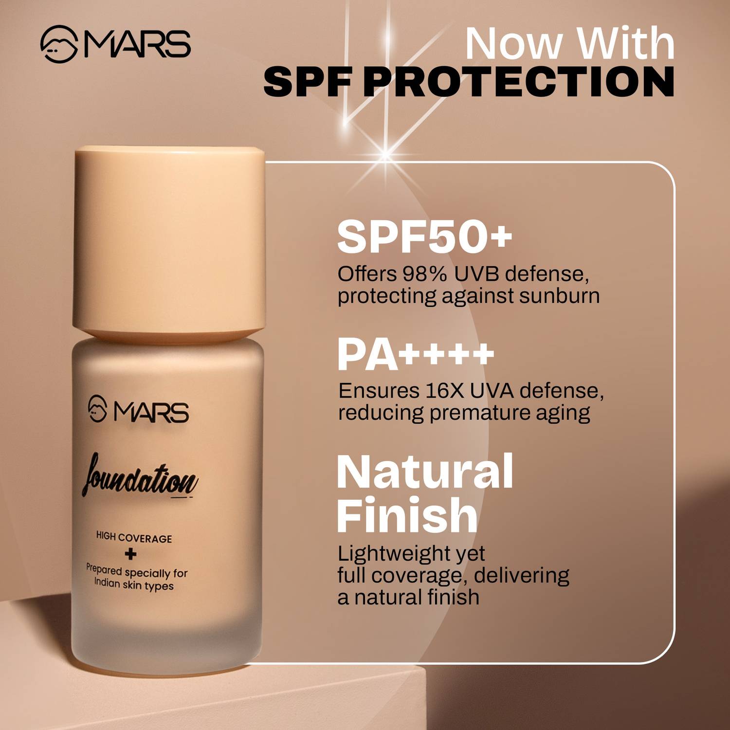 MARS SPF50 PA++++ High Coverage Foundation - Image 3