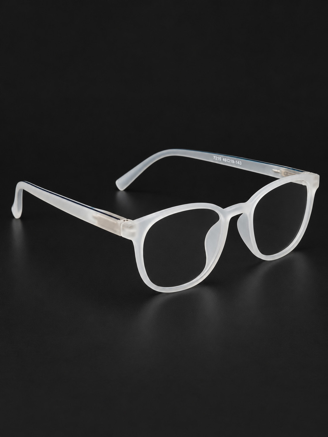 Image of Airblu Full Rim Round Anti Glare & Blue Cut Computer Glass For Men & Women (58 mm)
