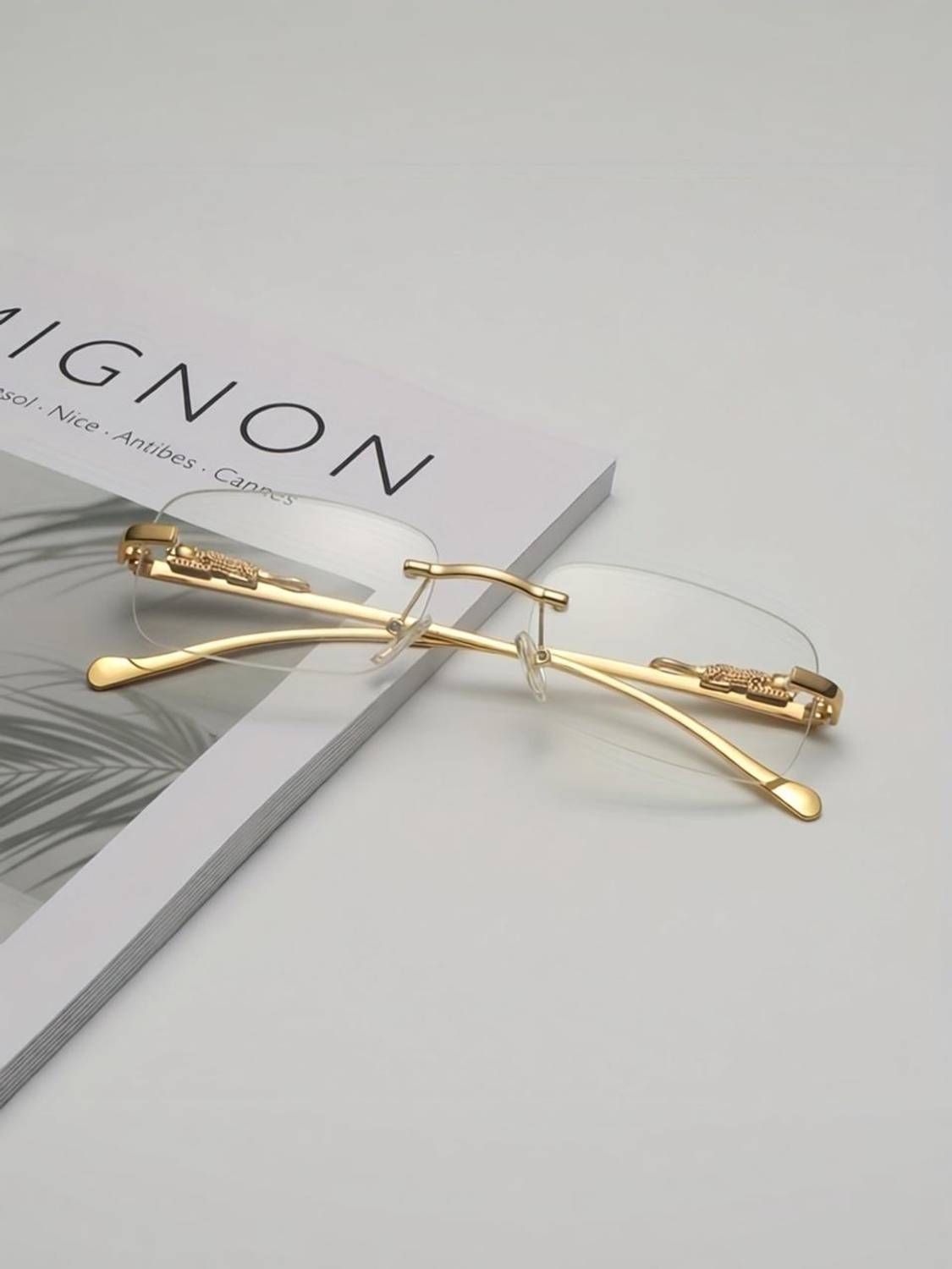 AKAYI Rimless Rectangle Frame