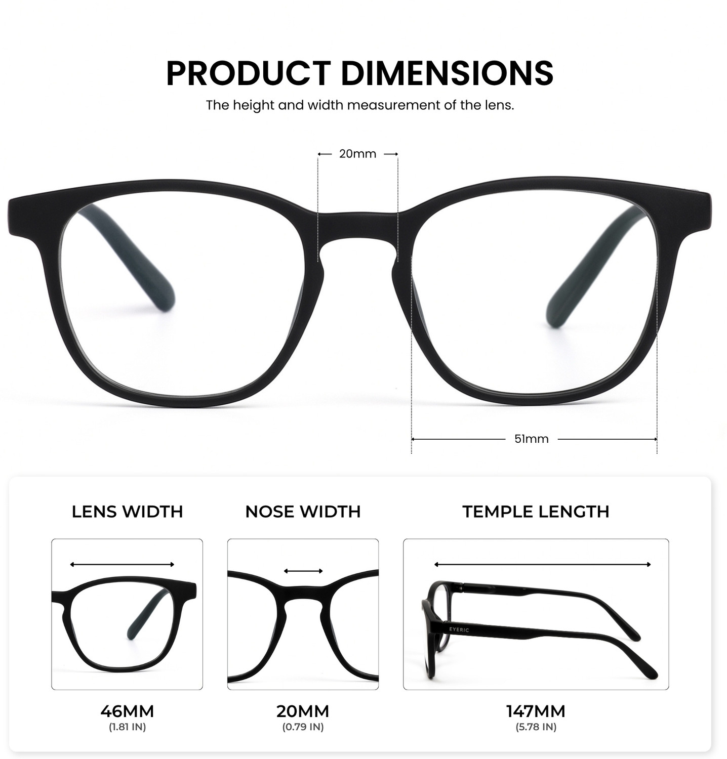 Image of Eyeric Full Rim Square Frame