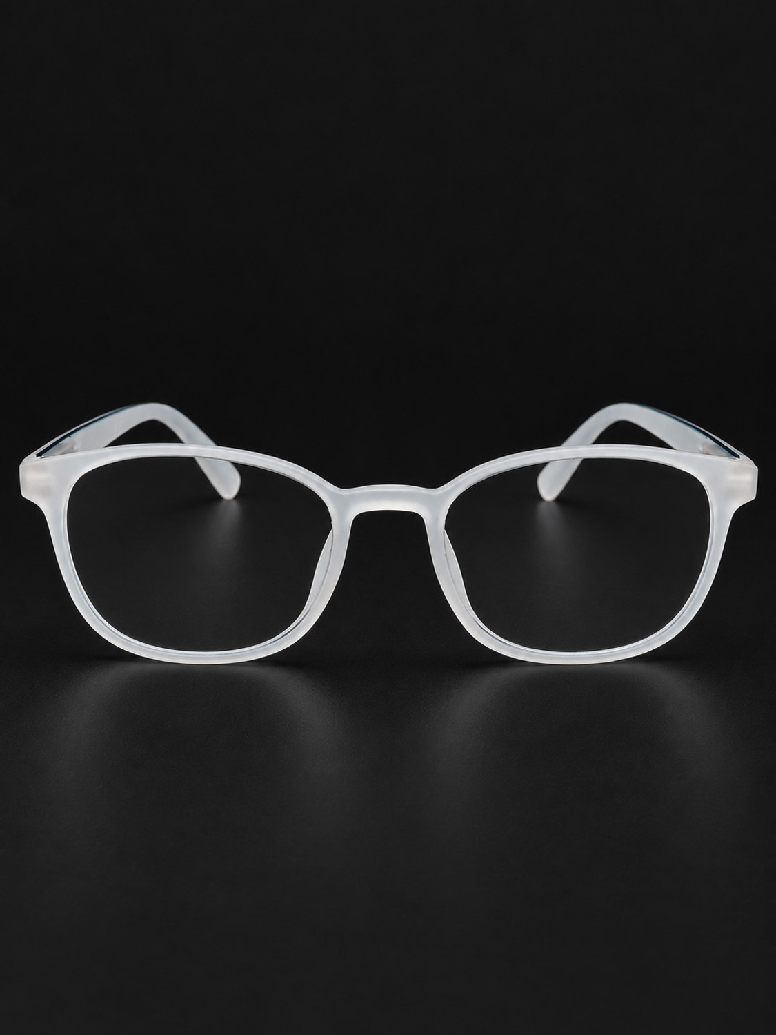 Image of Airblu Full Rim Round Anti Glare & Blue Cut Computer Glass For Men & Women (58 mm)