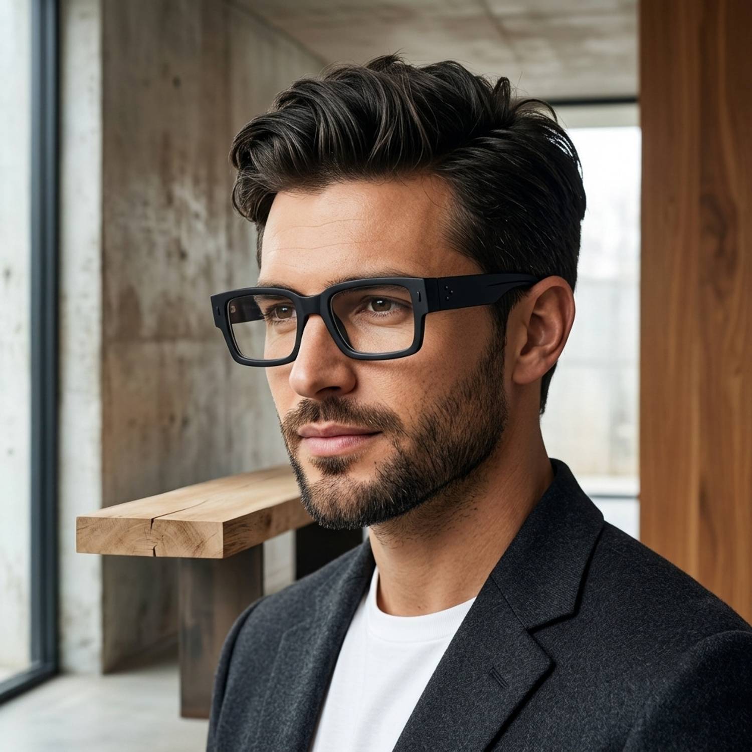 AURELIN Full Rim Rectangle Square Frame - Image 2