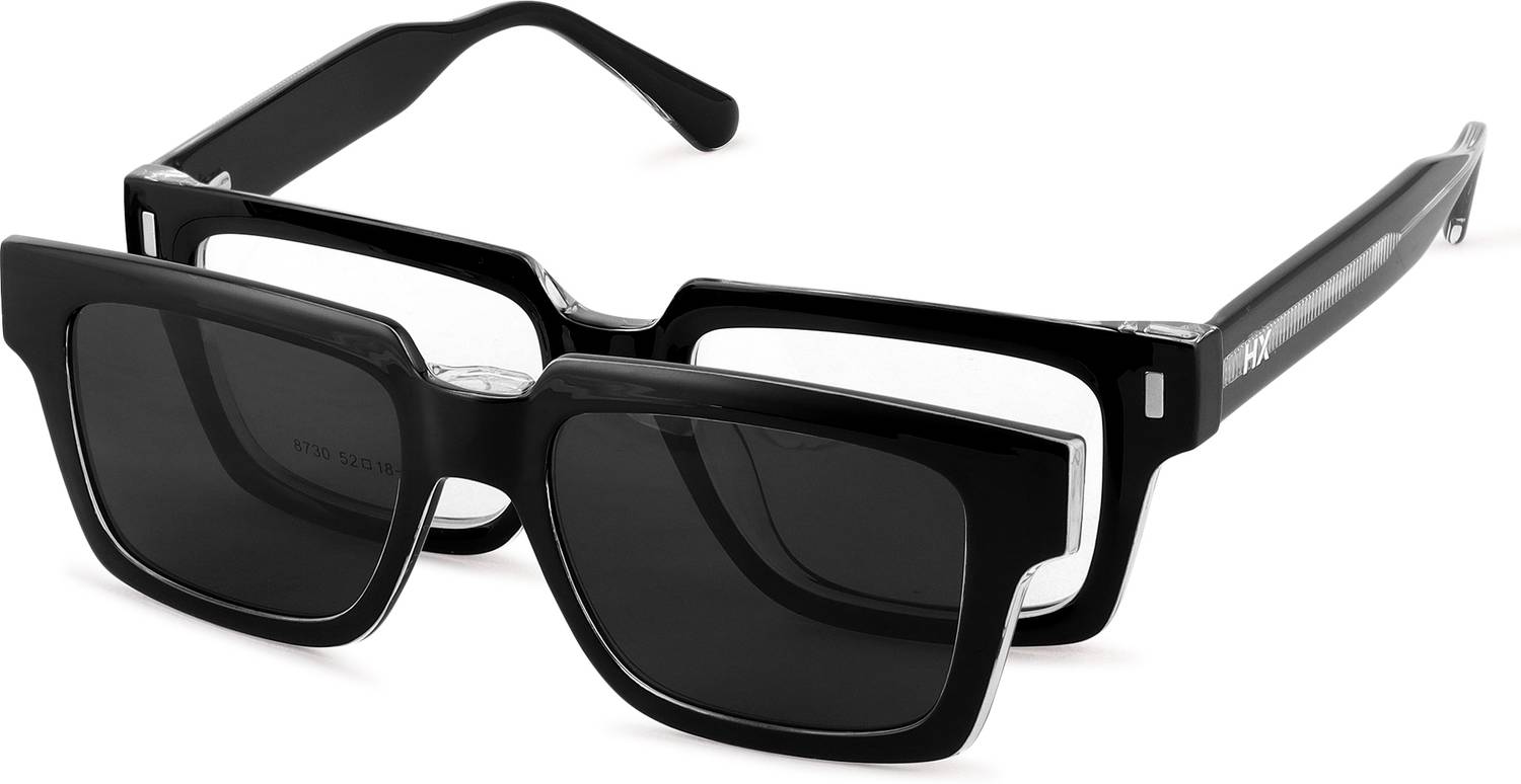 HEXXA Full Rim Wayfarer Frame Blue - Image 4