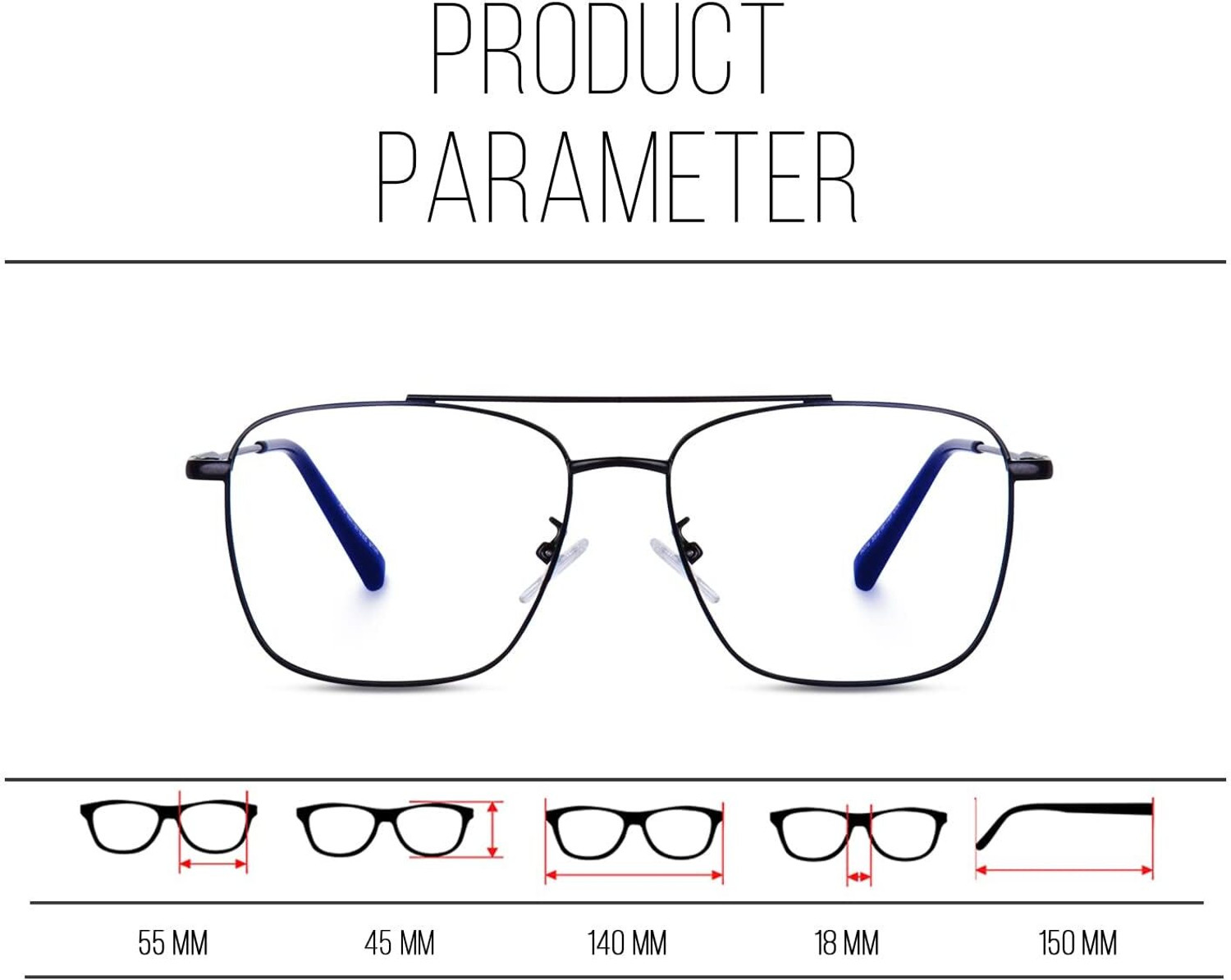 Image of Dervin Retro Square Sunglasses
