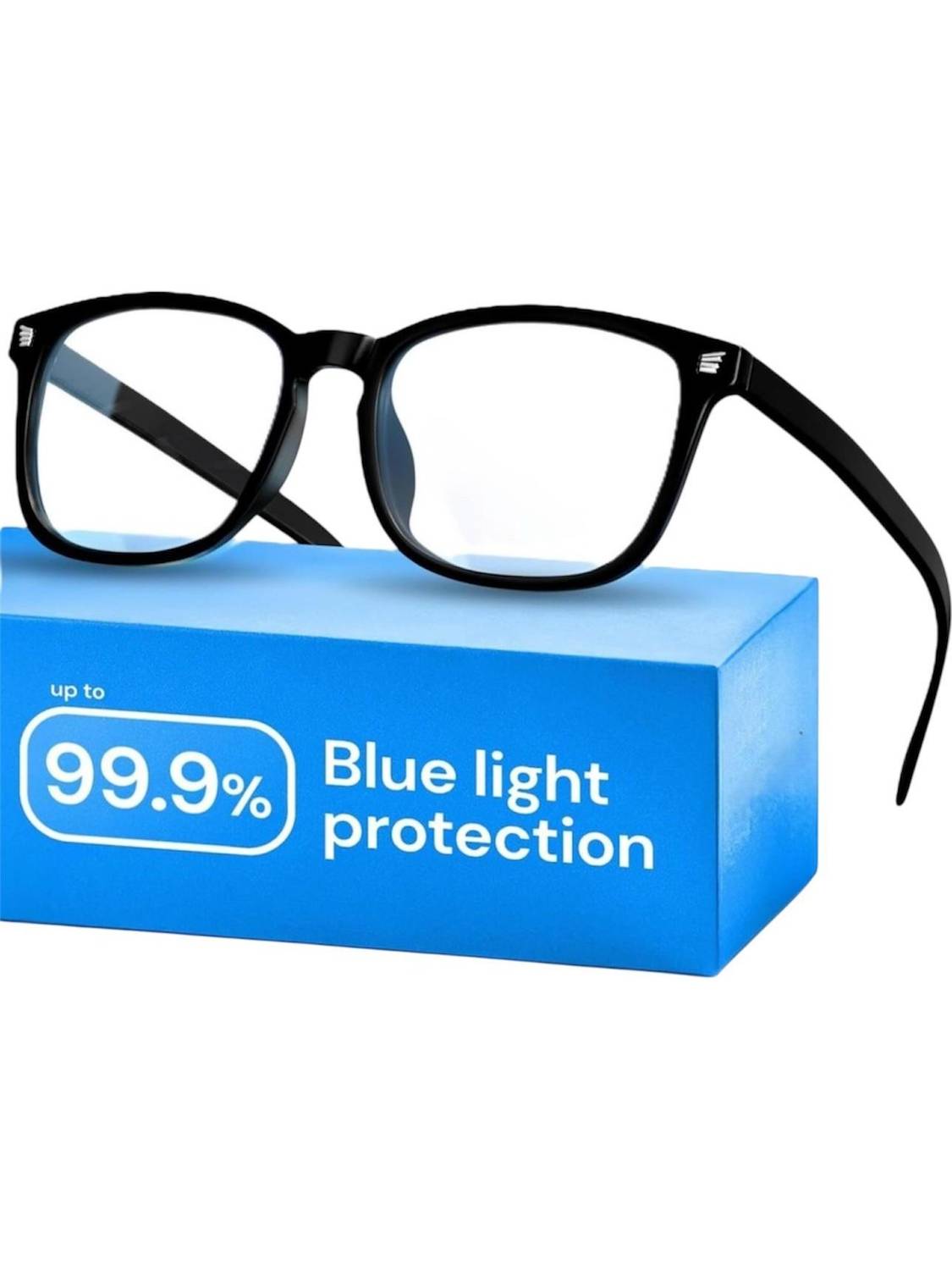 ARICKS Blue Square Frame Glasses - Image 1