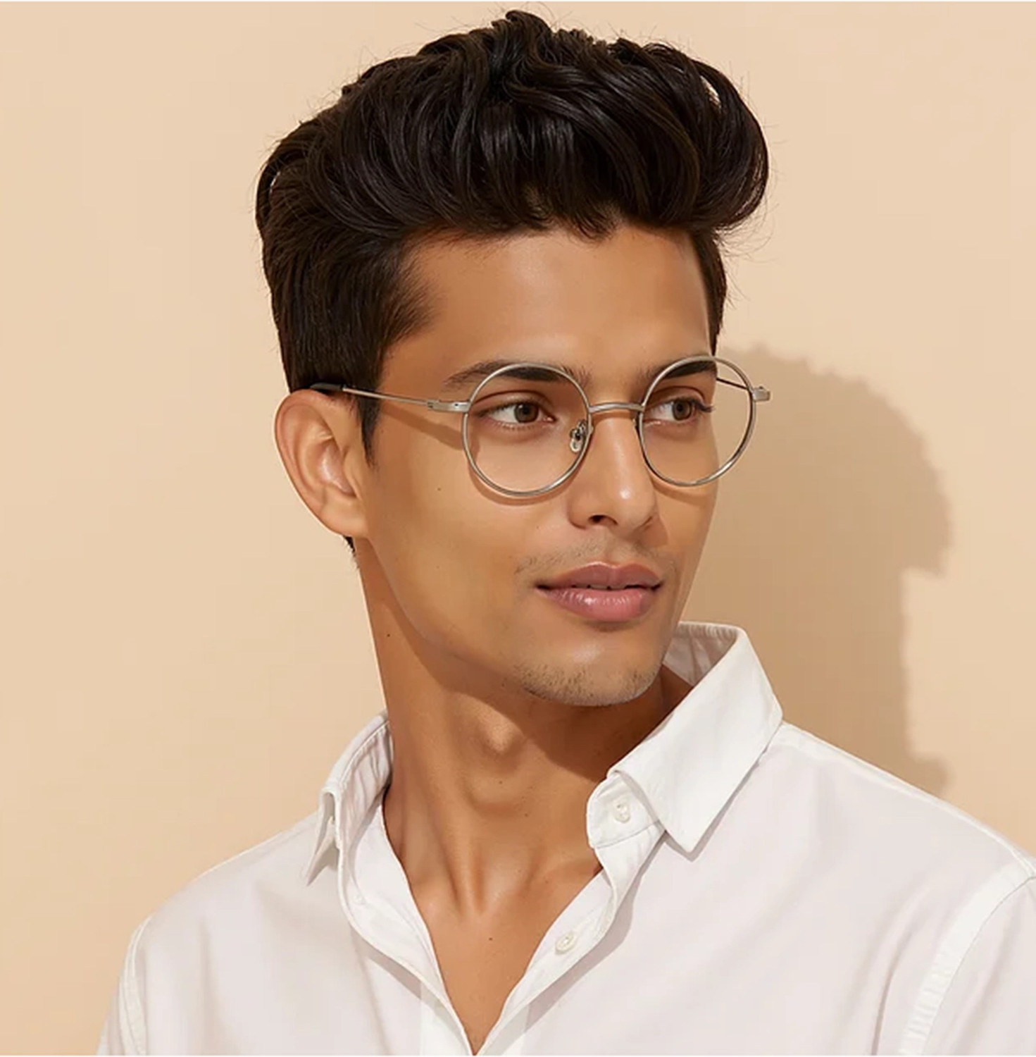 Image of Lenskart Blu Full Rim Round Frame