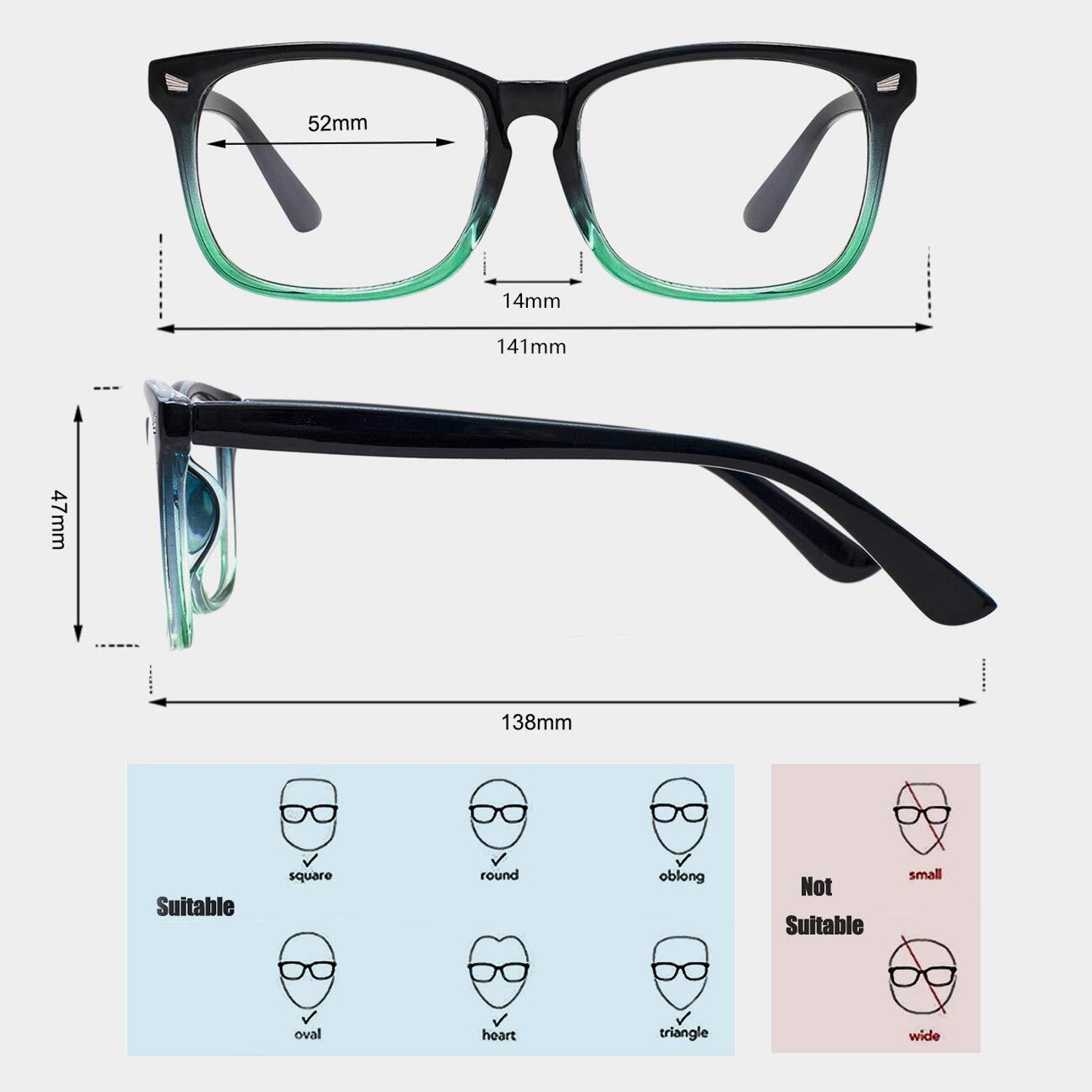Image of eyevy Full Rim Rectangle Frame