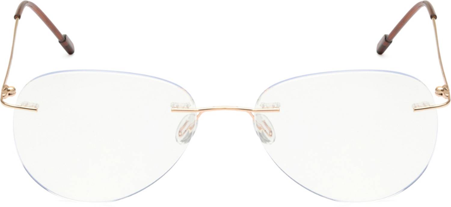 ADMIRE Rimless Aviator Frame For Men & Women