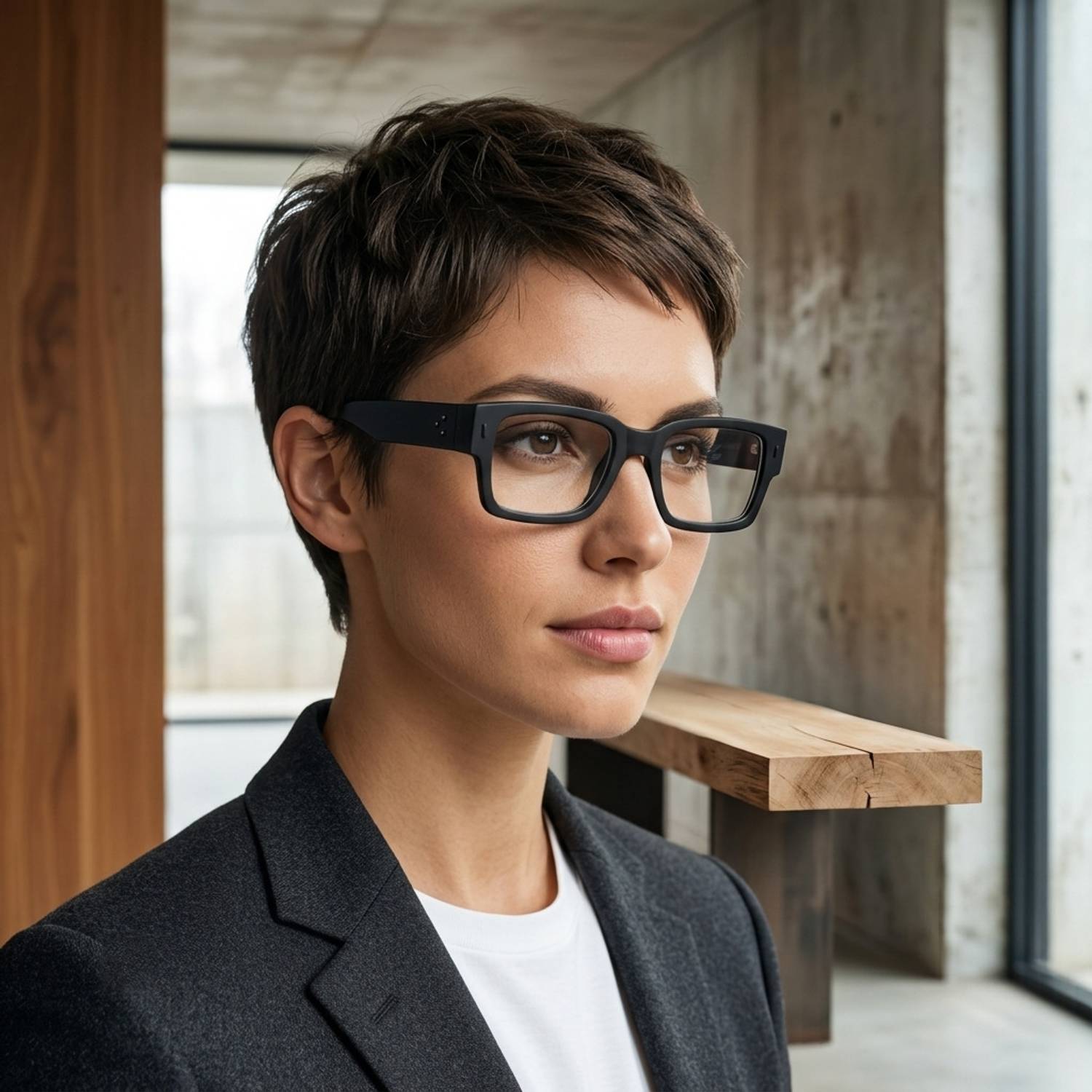 AURELIN Full Rim Rectangle Square Frame - Image 3