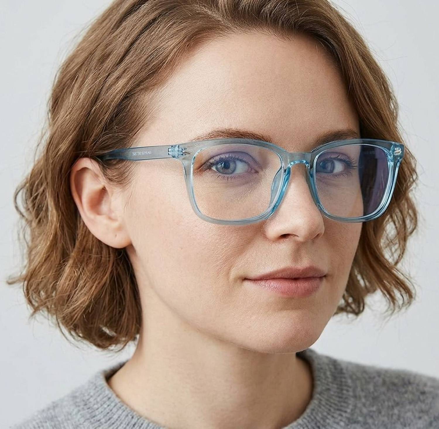 Eyestyle Full Rim Wayfarer, Rectangle Frame, Blue - Image 4