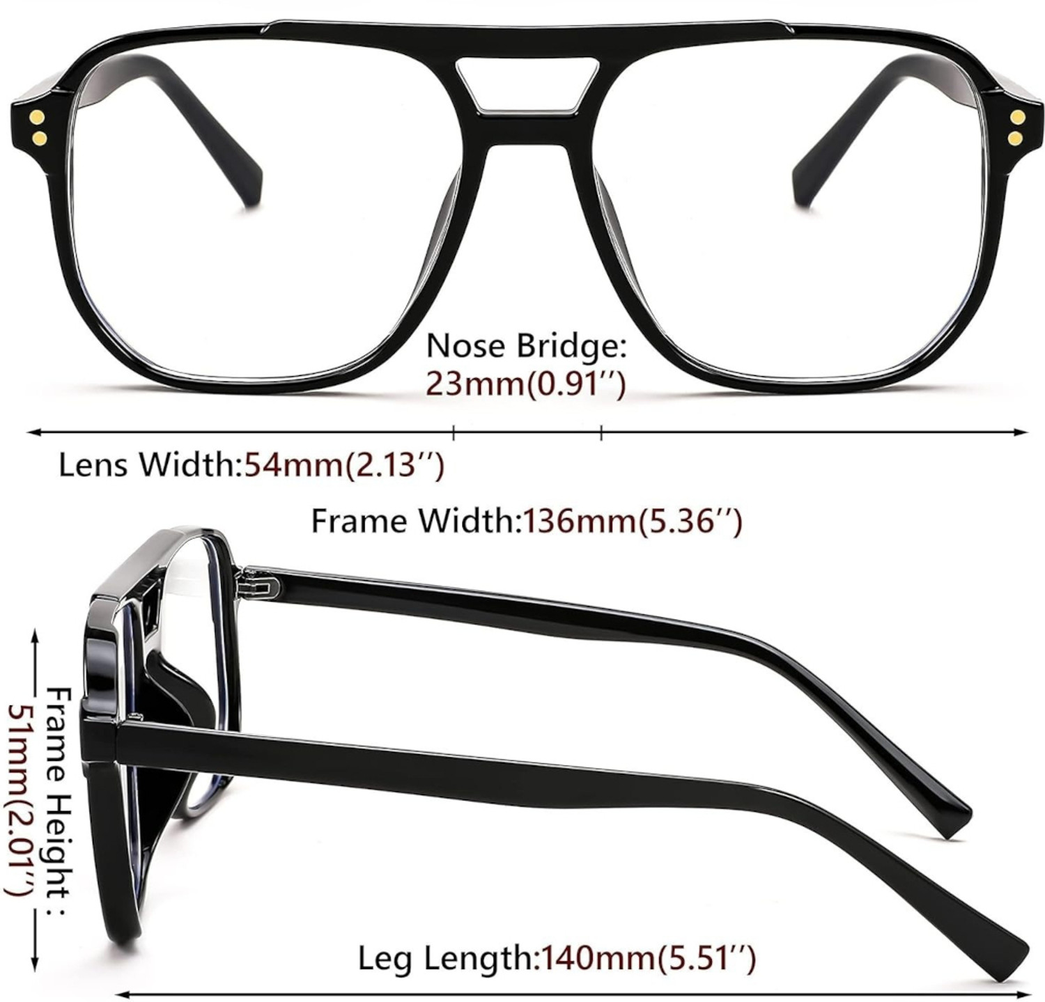 Image of DEYVUE Full Rim Square Frame