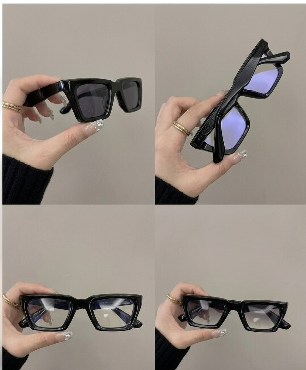 Image of styliv ogal Full Rim Cat-eyed Frame For Men & Women (75 mm)