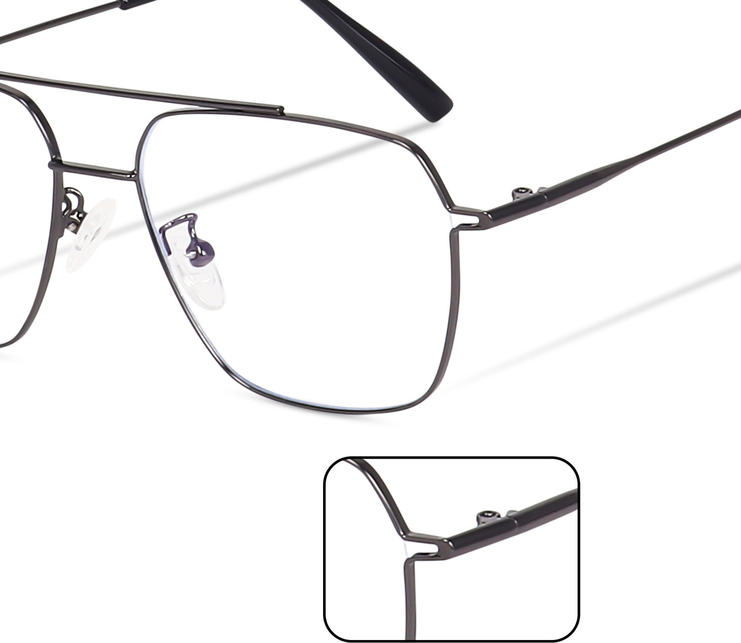 Image of Poshh eyewear Full Rim Square Frame