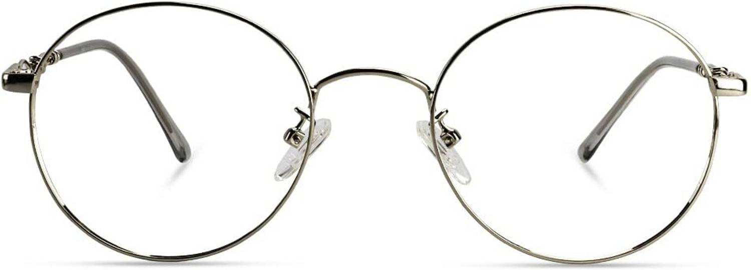 brutus Full Rim Round Anti Glare & Blue Cut Computer Glass For Women