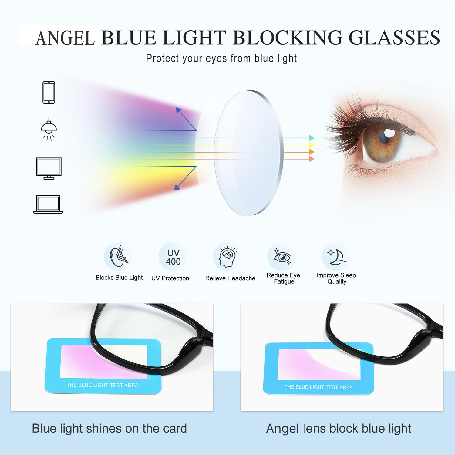 Image of LIZA ANGEL Full Rim Square Frame