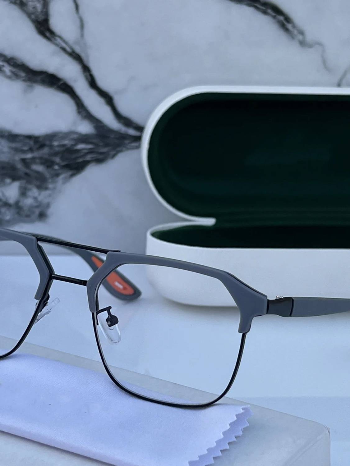 Poshh Ivory Full Rim Square Frame - Image 3
